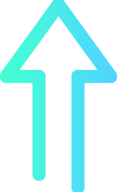 An up arrow icon