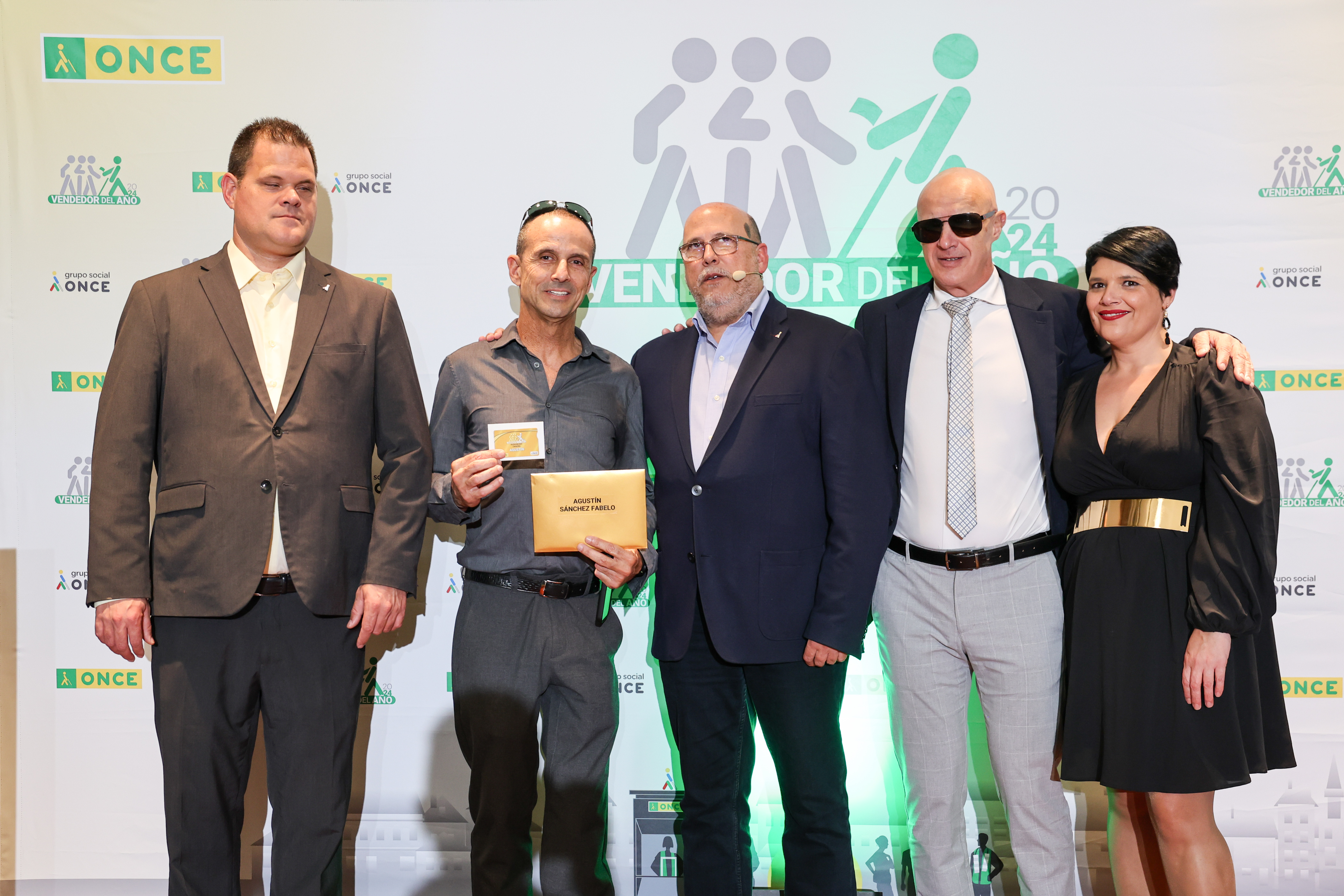 Agustín Sánchez Fabelo, mejor vendedor de la ONCE en Canarias en 2024