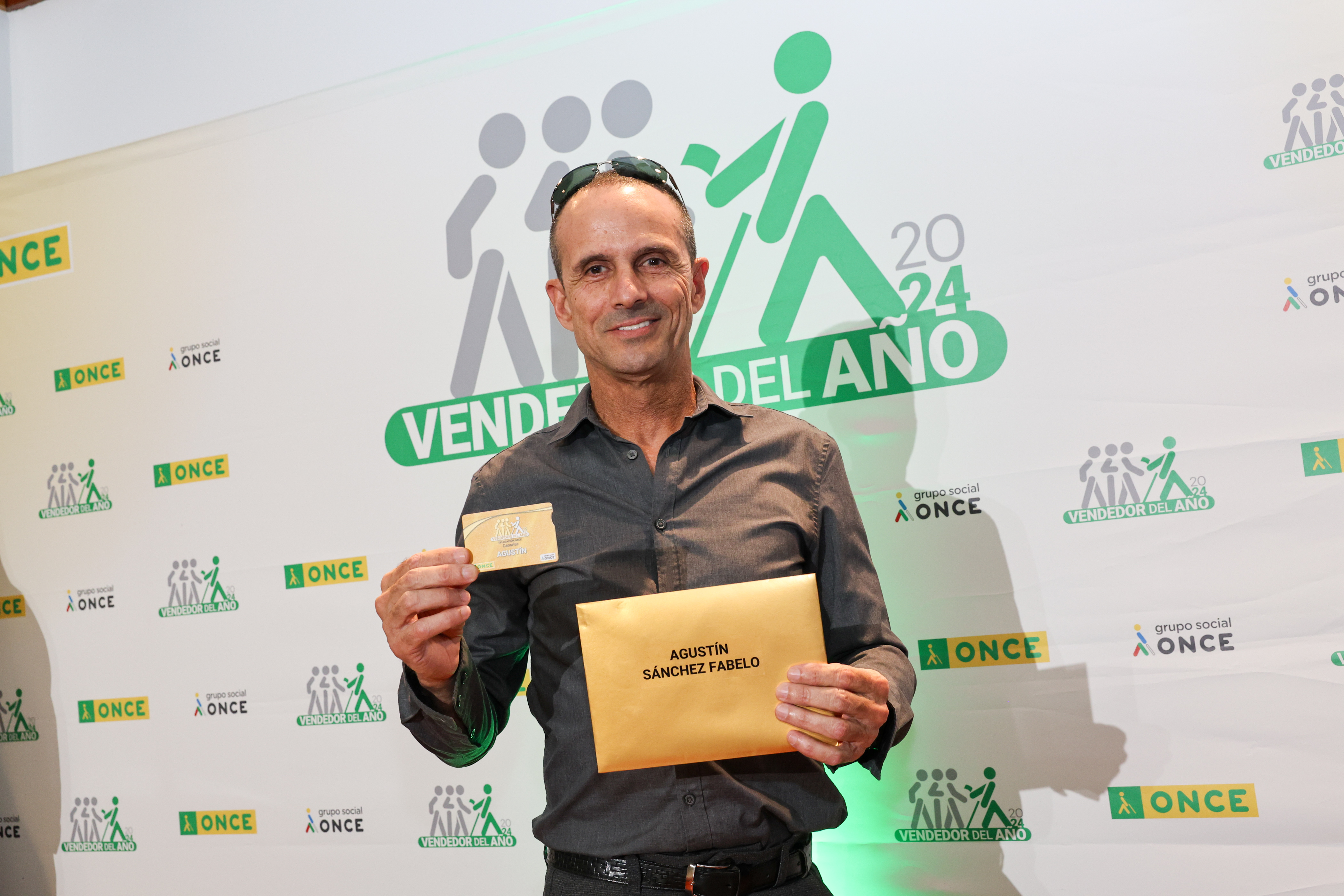Agustín Sánchez Fabelo, mejor vendedor de la ONCE en Canarias en 2024