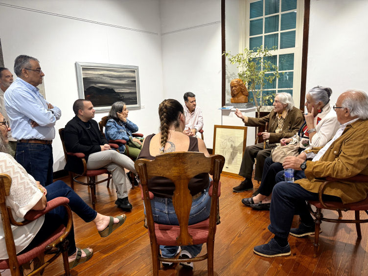 Éxito de público en la clausura de "Retorno a la luz", la exposición que trajo de vuelta a Gran Canaria la obra internacional de Pino Ojeda