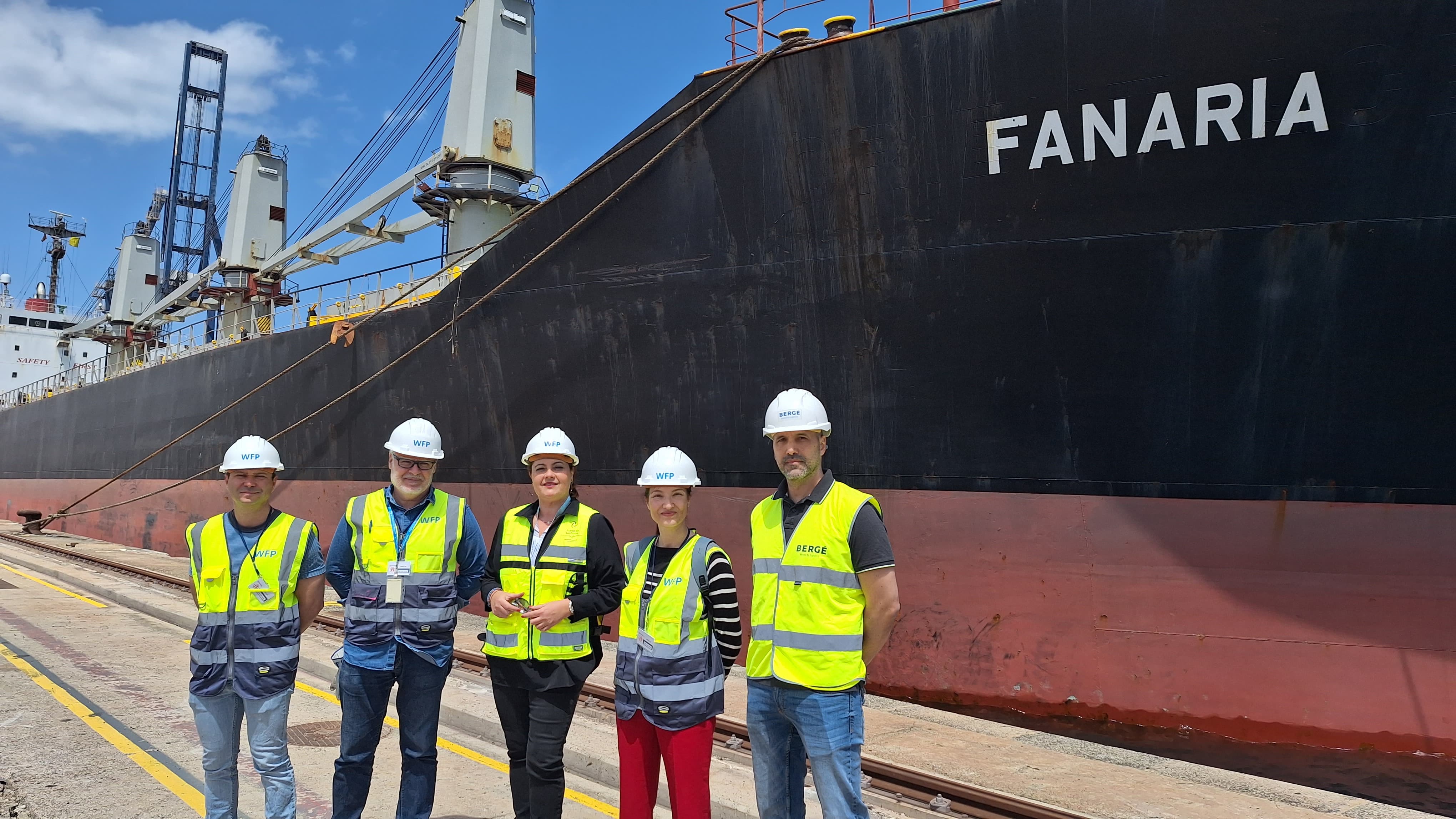Llega al Puerto de Las Palmas el mayor cargamento de arroz de la historia del Programa Mundial de Alimentos
