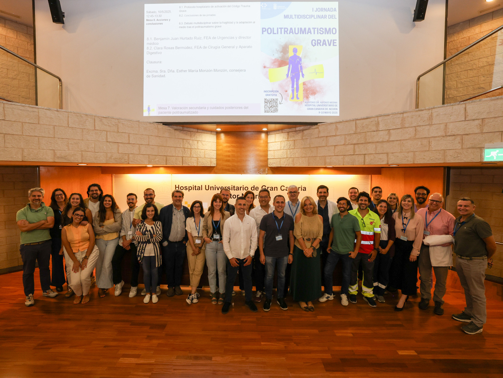 Sanidad reúne a 120 profesionales en unas jornadas multidisciplinares sobre el politraumatismo grave