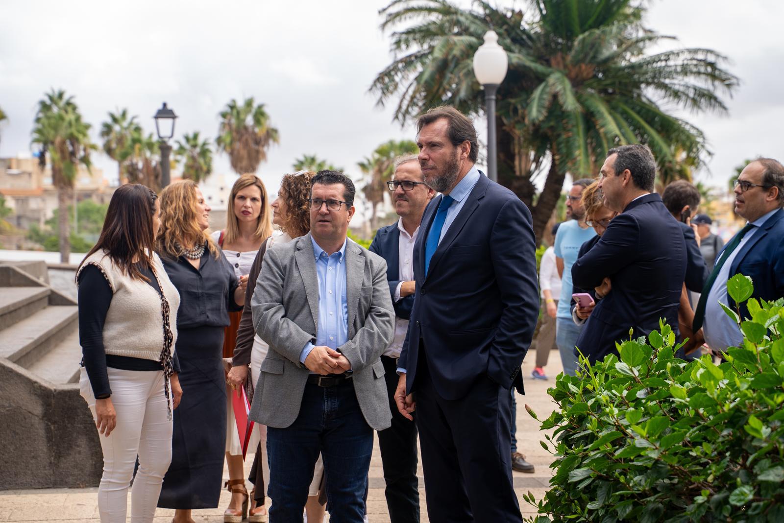 El ministro Óscar Puente visita Arucas