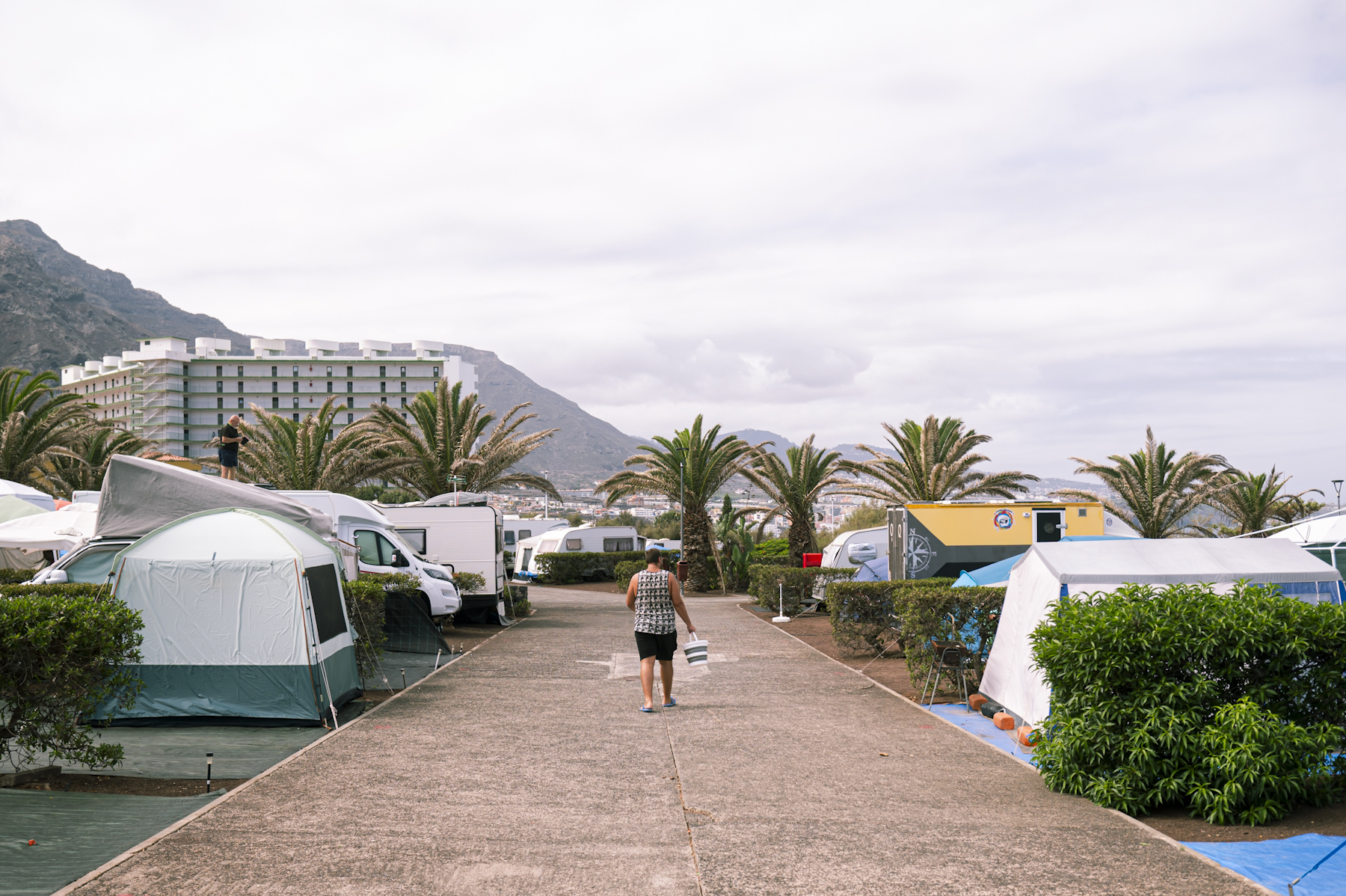 Camping de Punta del Hidalgo en La Laguna