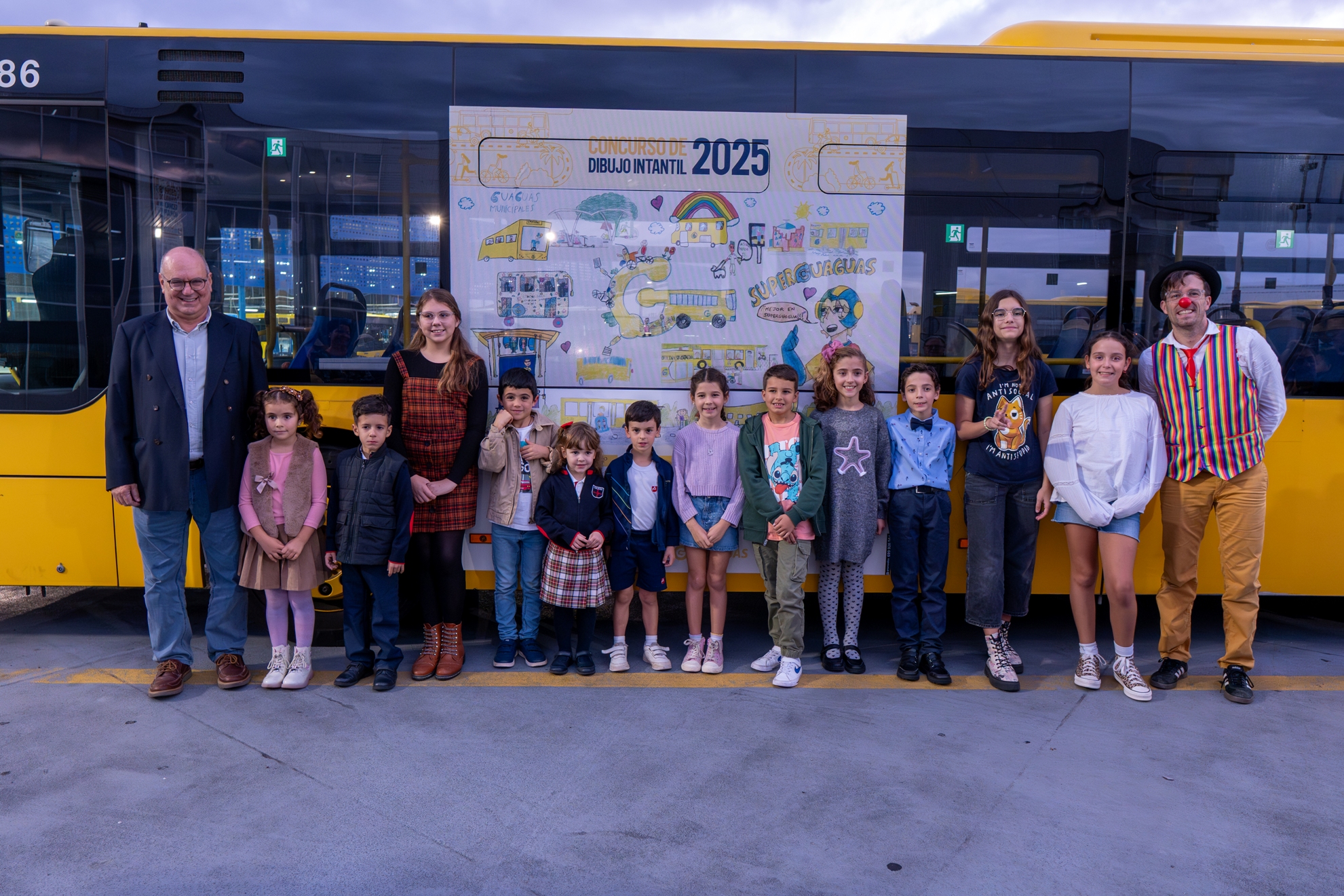 Concurso Infantil de Dibujo de Guaguas Municipales
