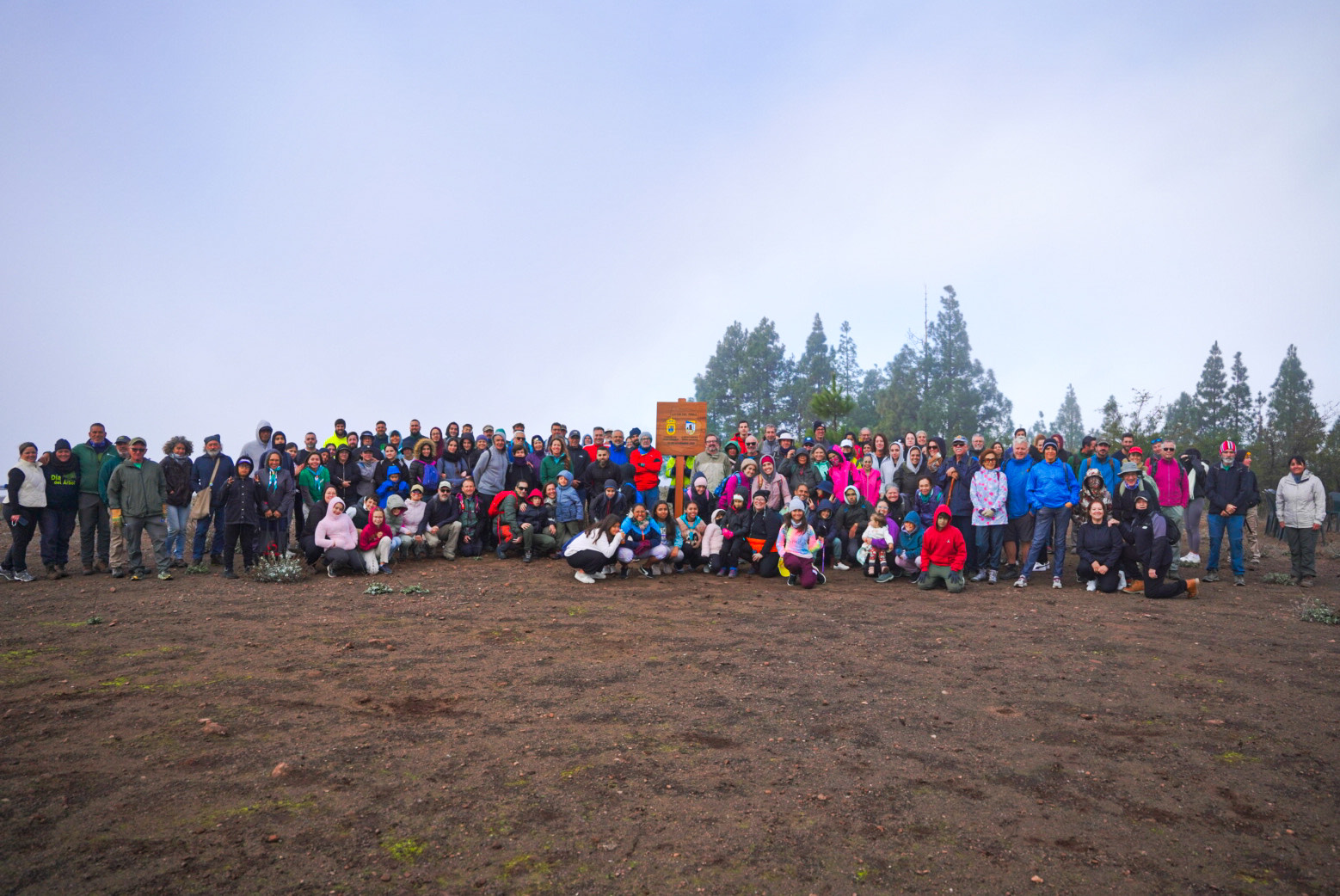 Plantación en el Día del Árbol