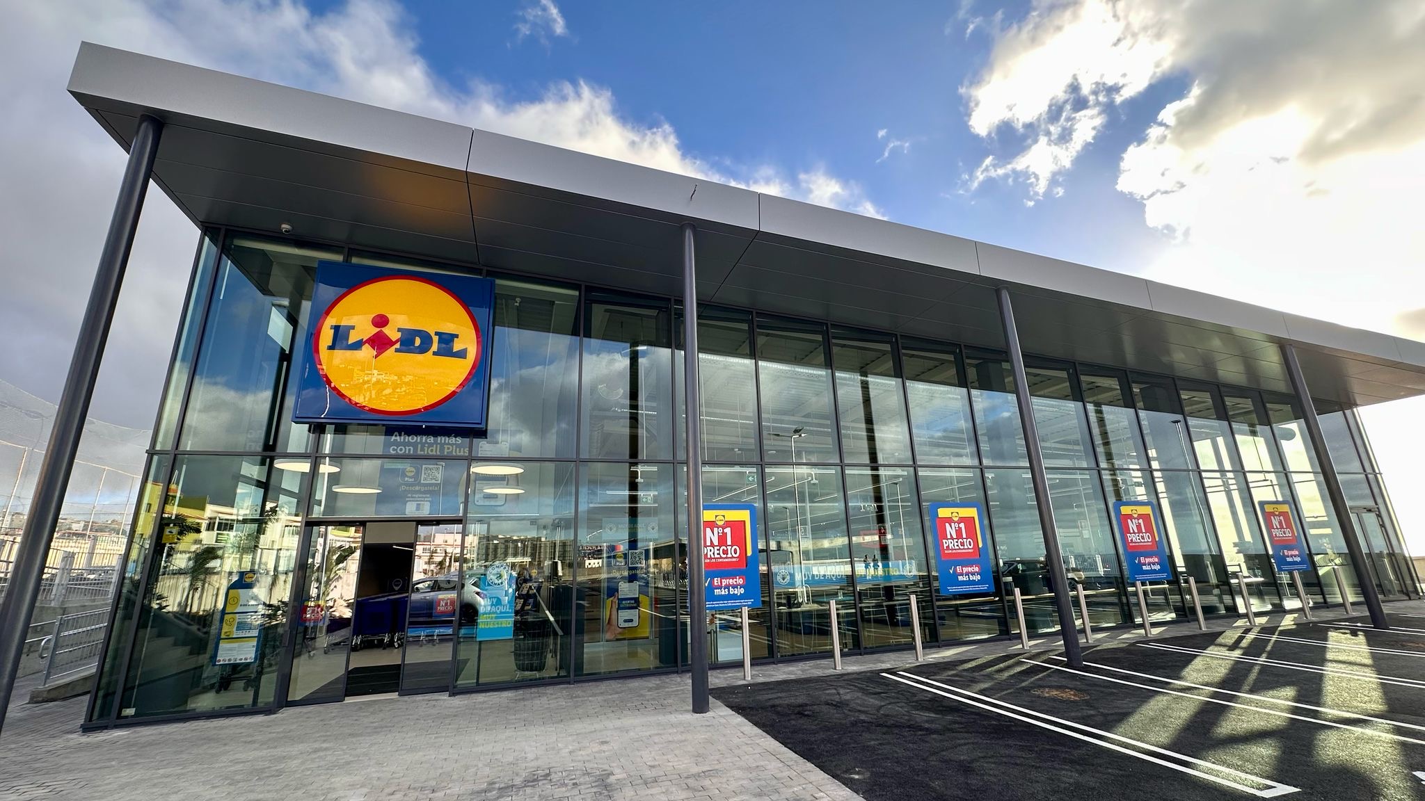 Supermercado de Lidl en Canarias