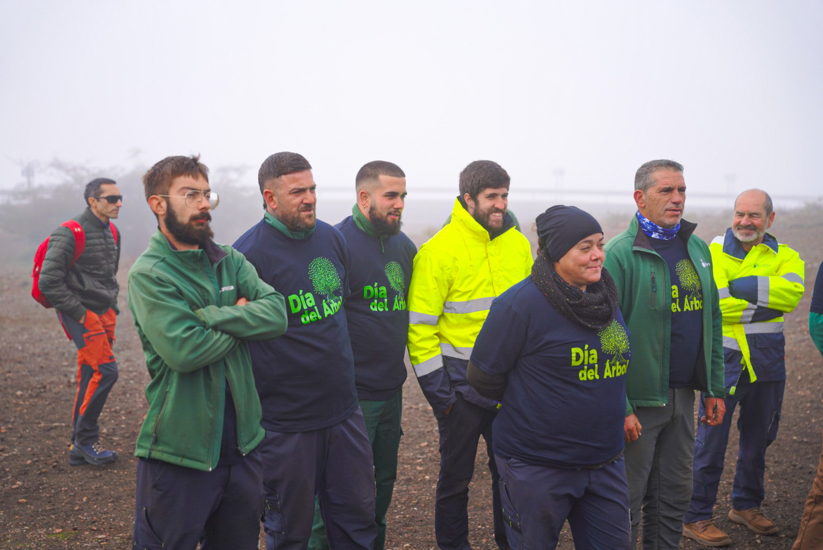 Plantación en el Día del Árbol