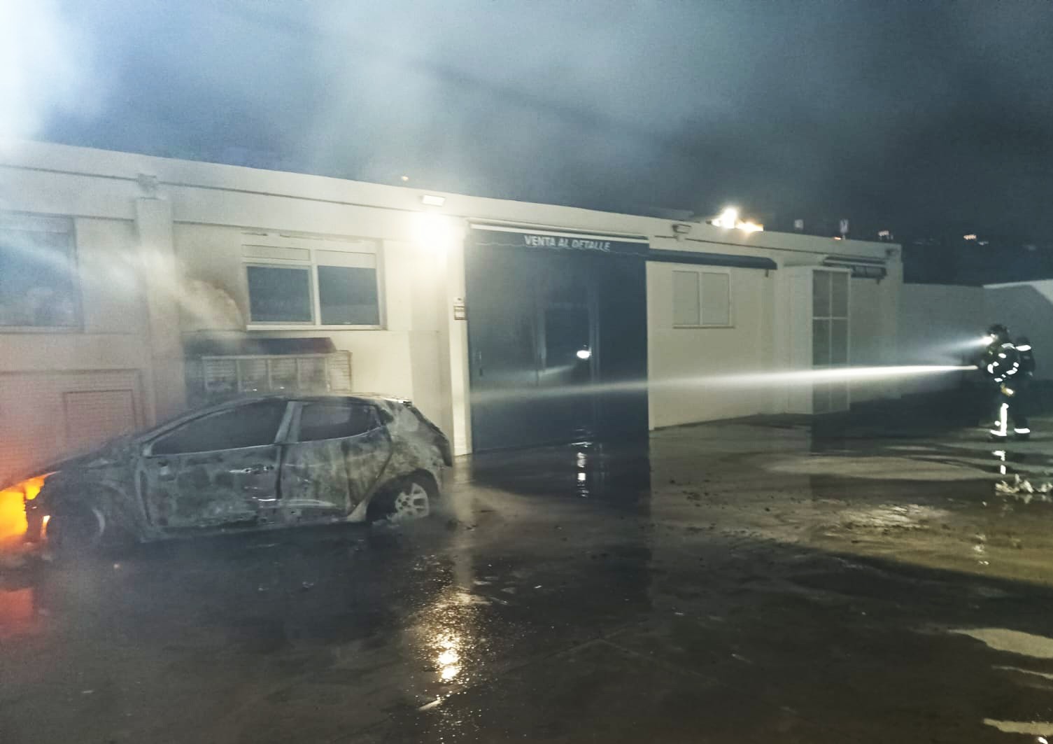 Intervención de Bomberos de Tenerife