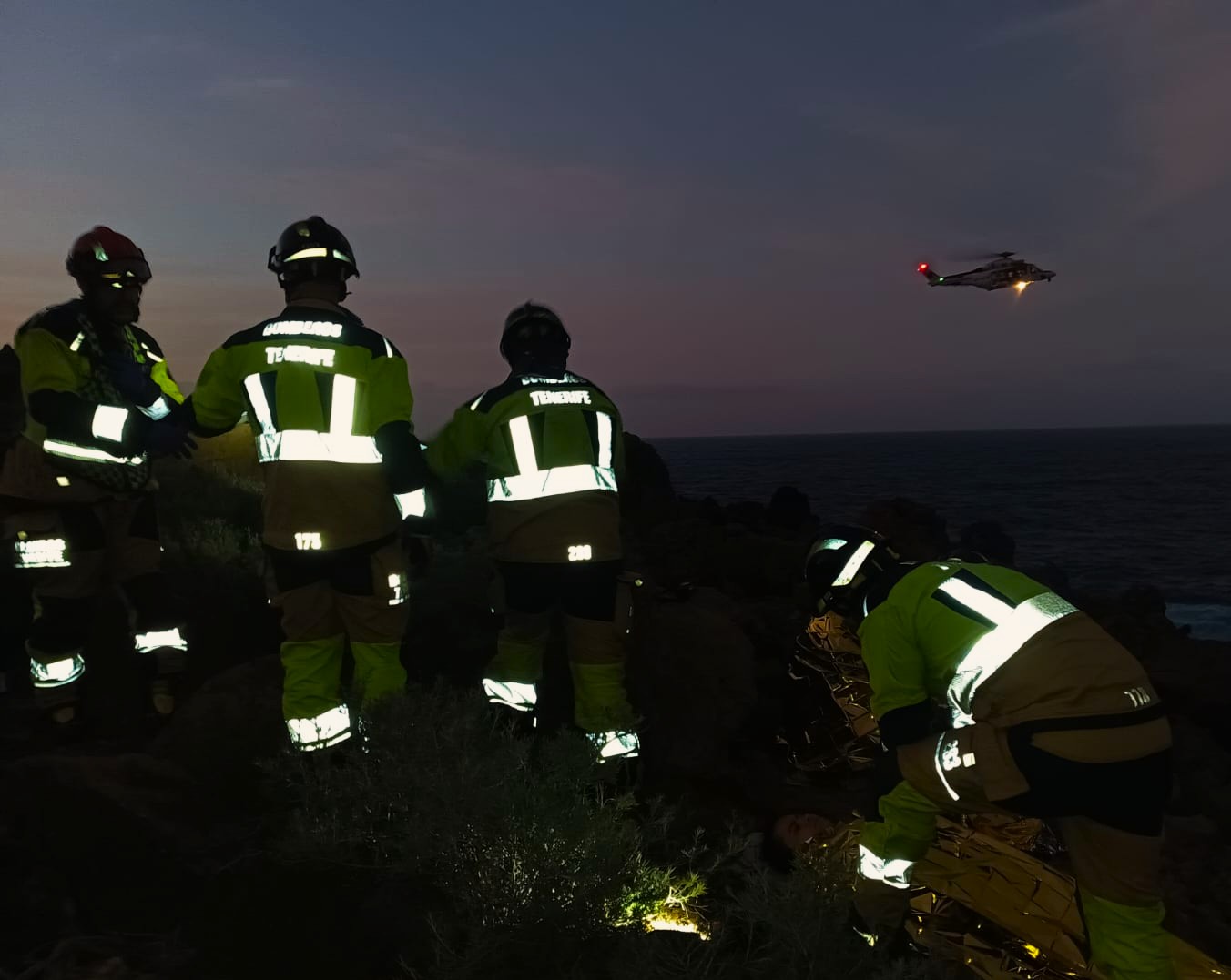 Intervención de Bomberos de Tenerife