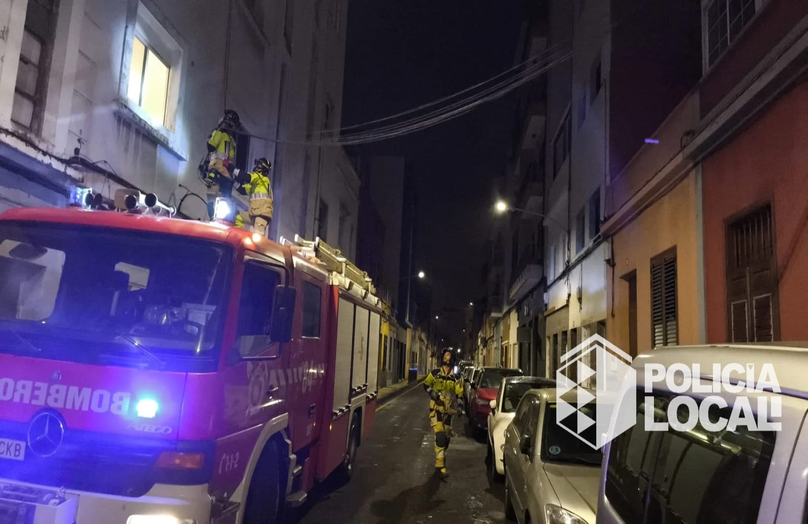 Incidencias en Santa Cruz de Tenerife por el viento