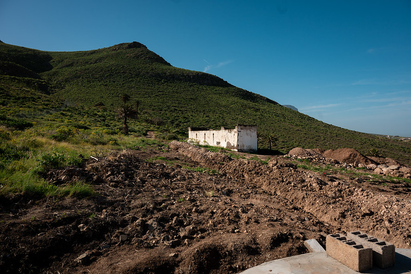 Teodoro Sosa visita las obras del futuro Hotel Rural Las Cruces de El Agazal en Gáldar