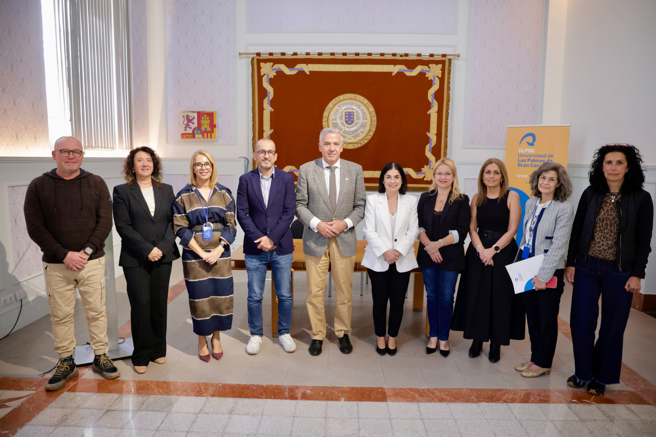 Firma del convenio entre la ULPGC y el Ayuntamiento de Las Palmas de Gran Canaria