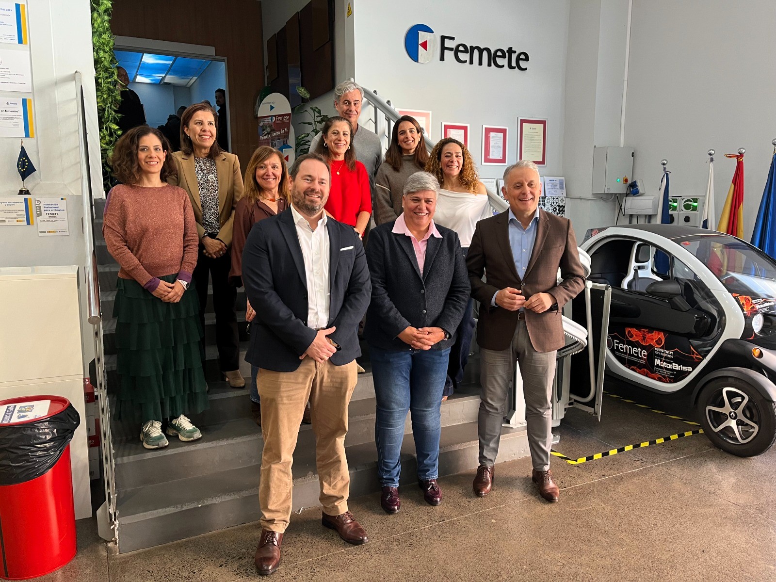 La Comisionada de Transparencia visita Femete