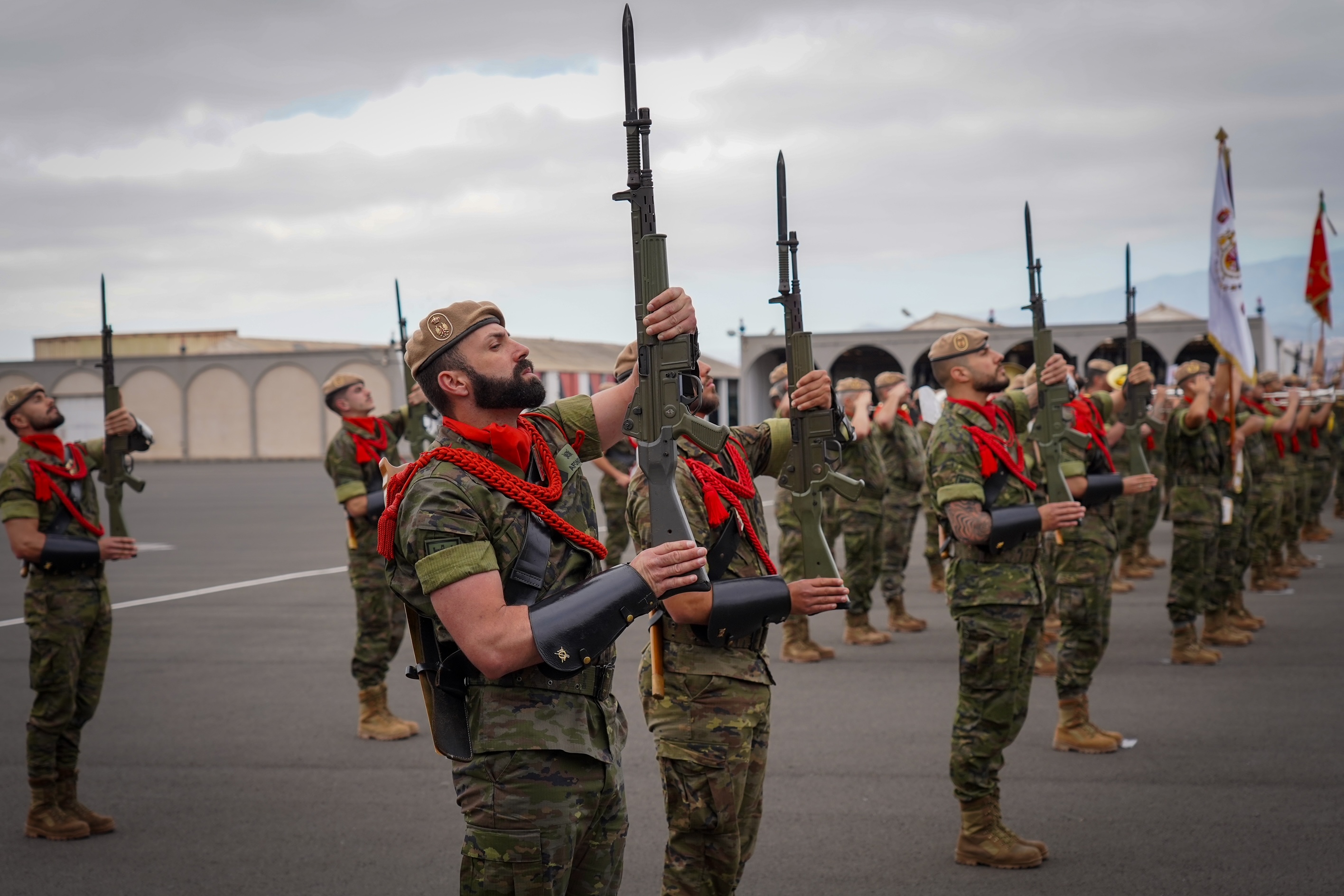 Acto de despedida del General Jefe de la Brigada “Canarias” XVI