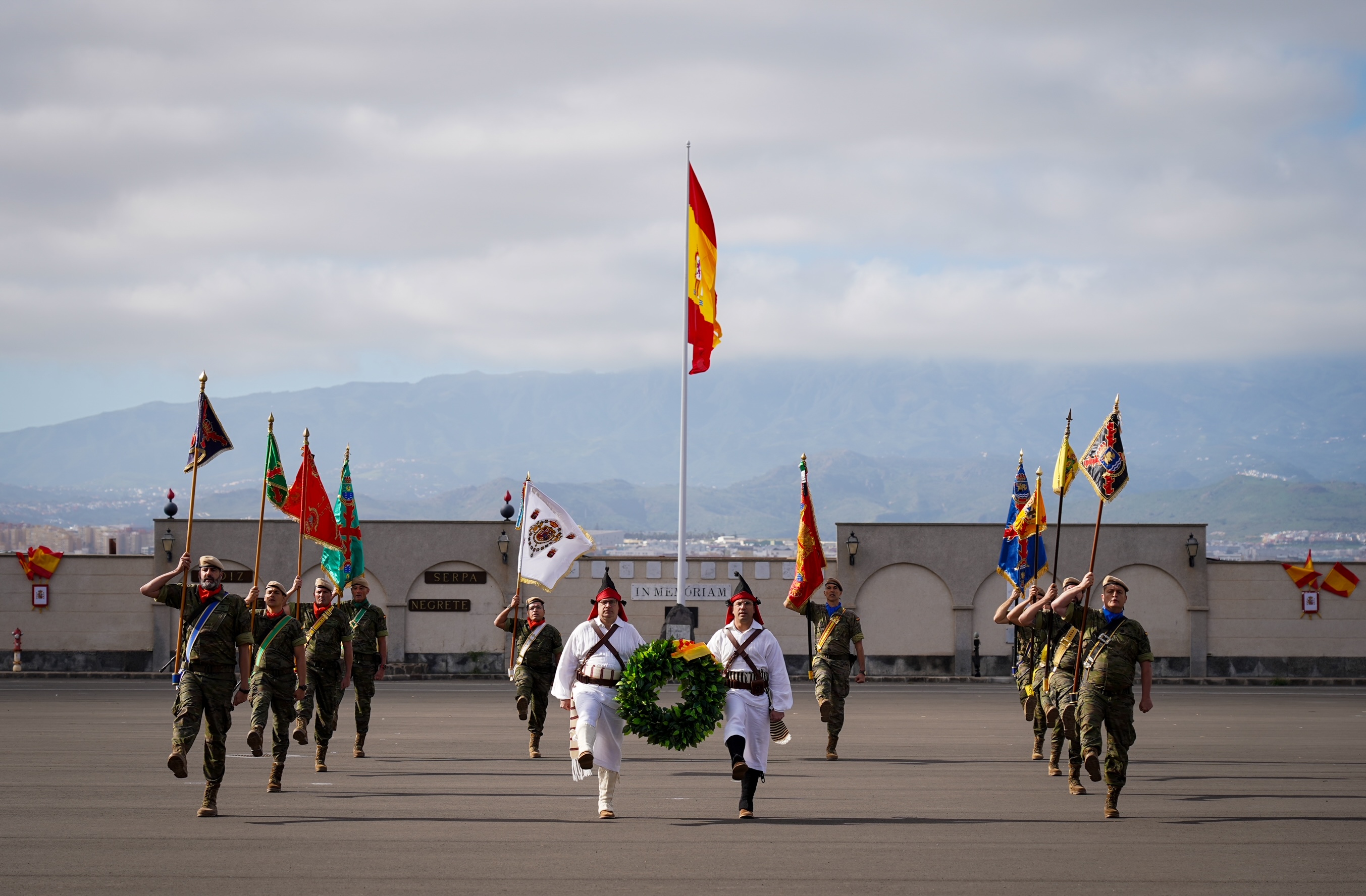 Acto de despedida del General Jefe de la Brigada “Canarias” XVI