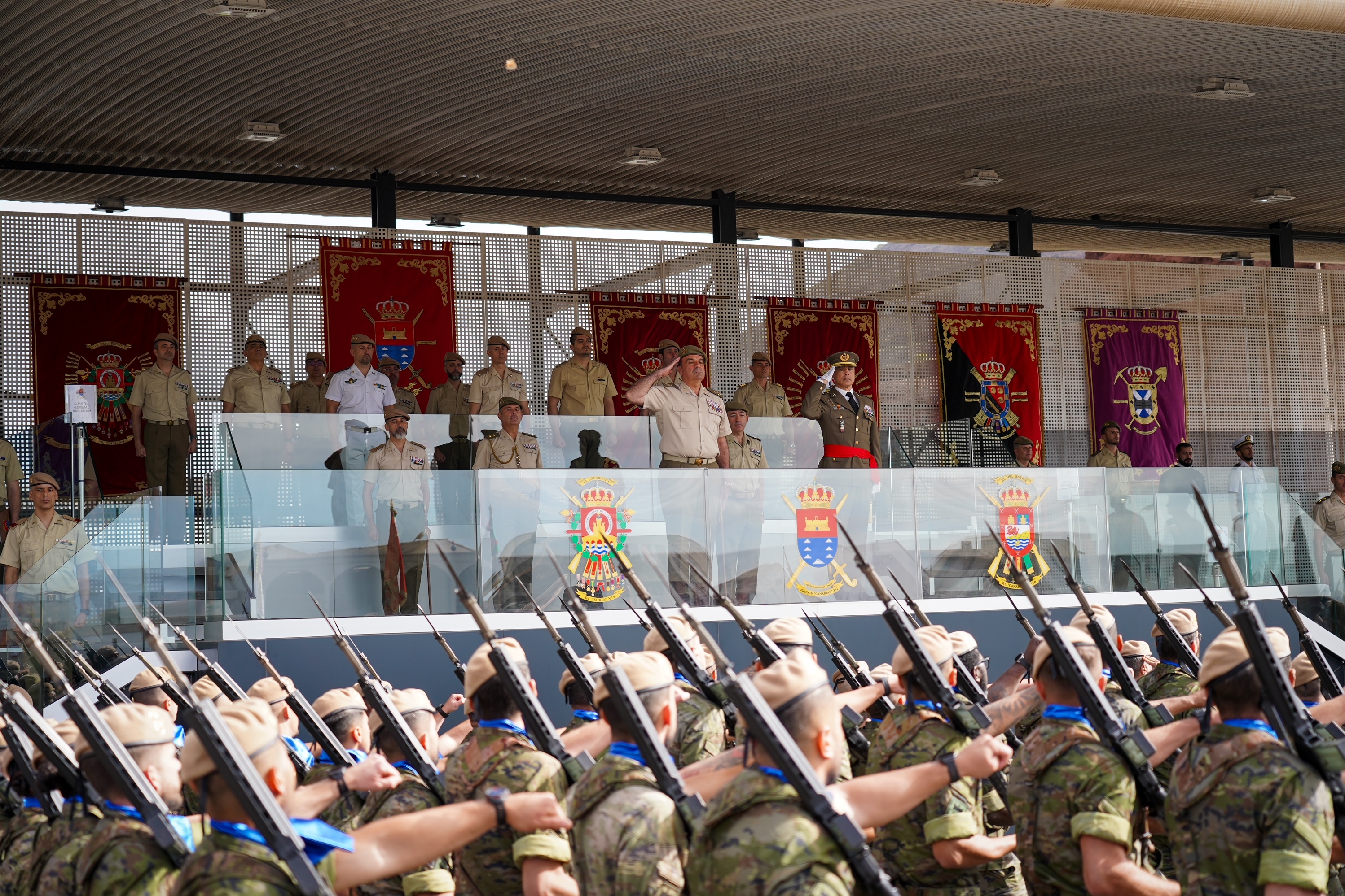 Acto de despedida del General Jefe de la Brigada “Canarias” XVI
