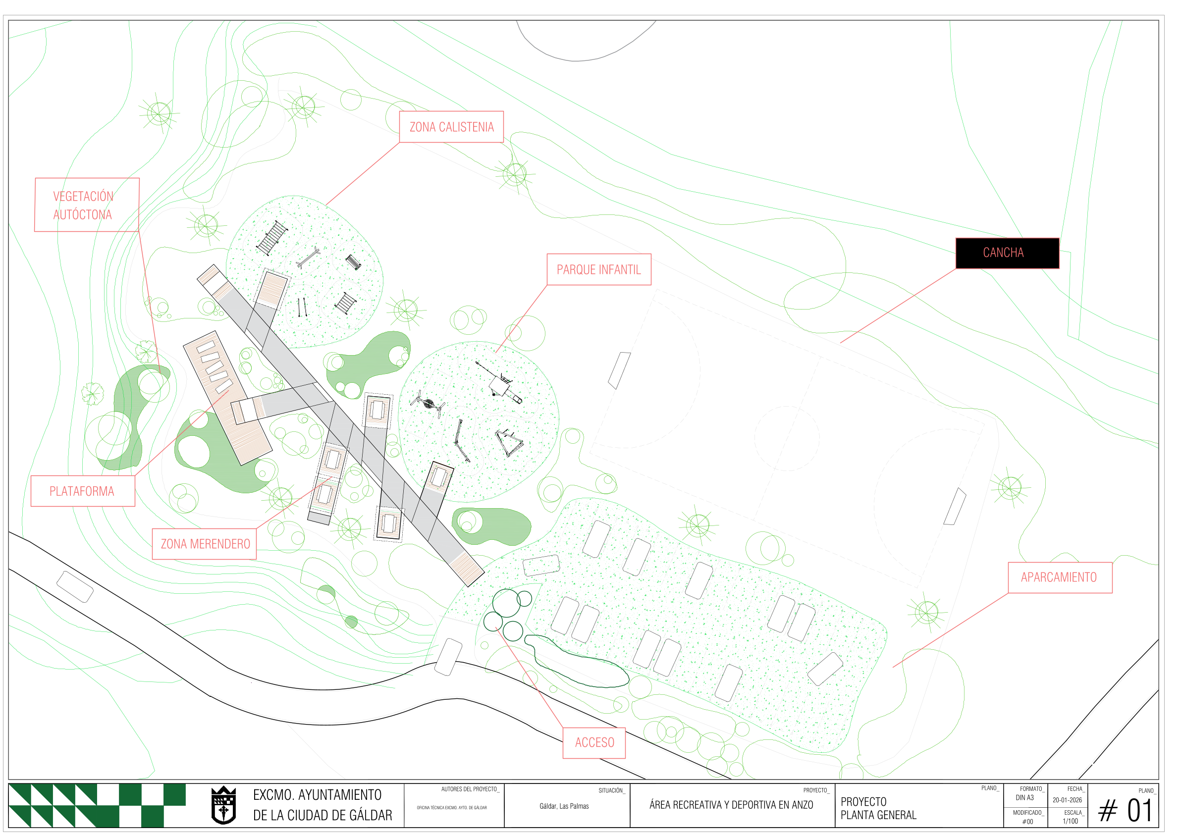 Gáldar transformará el antiguo campo de fútbol de Anzo en una nueva zona recreativa y deportiva