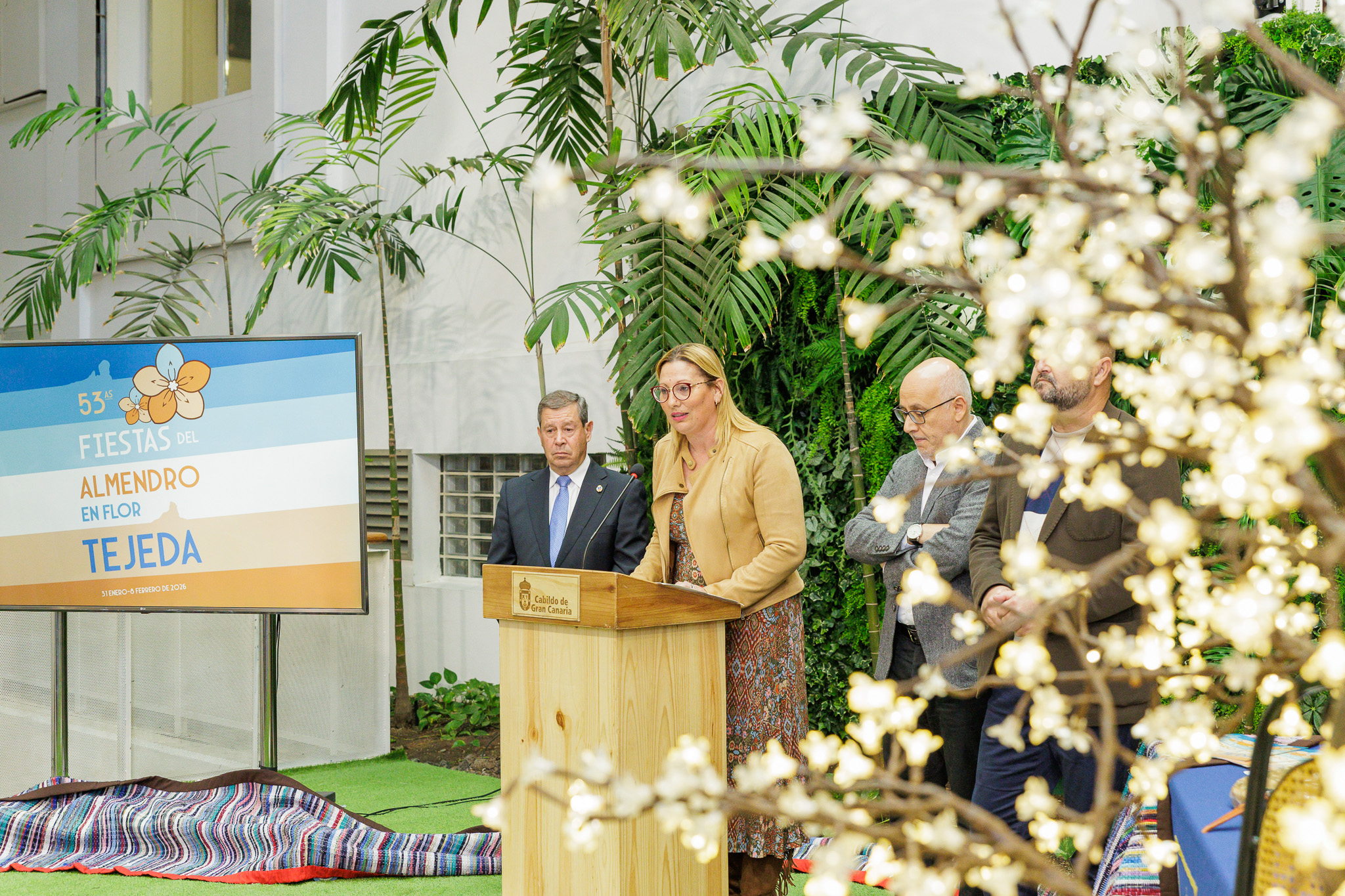 Presentación de las Fiestas del Almendro en Flor de Tejeda