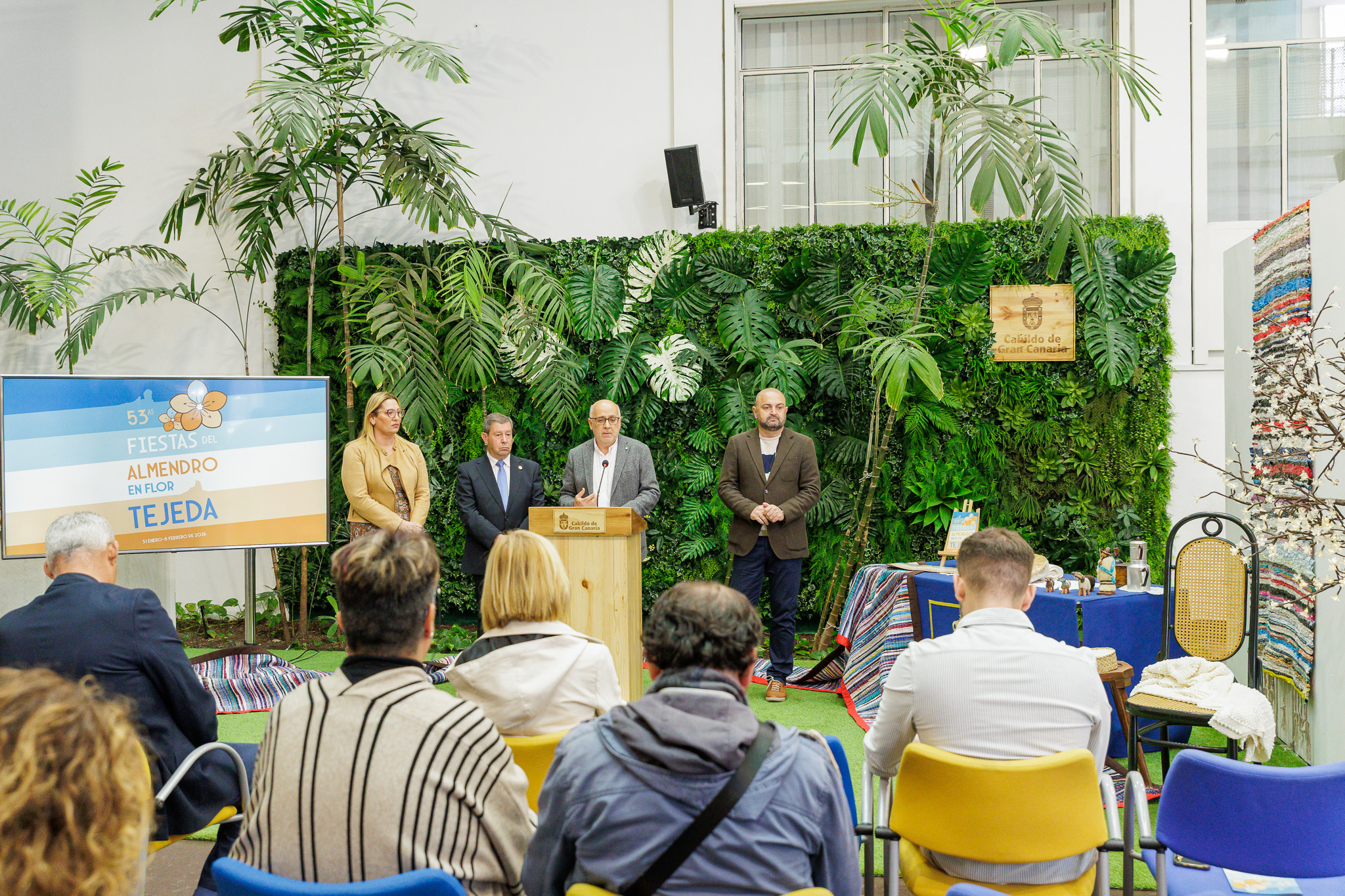 Presentación de las Fiestas del Almendro en Flor de Tejeda