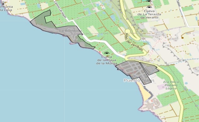 zona de exclusión en el Valle de Aridane afectada por la erupción volcánica de 2021