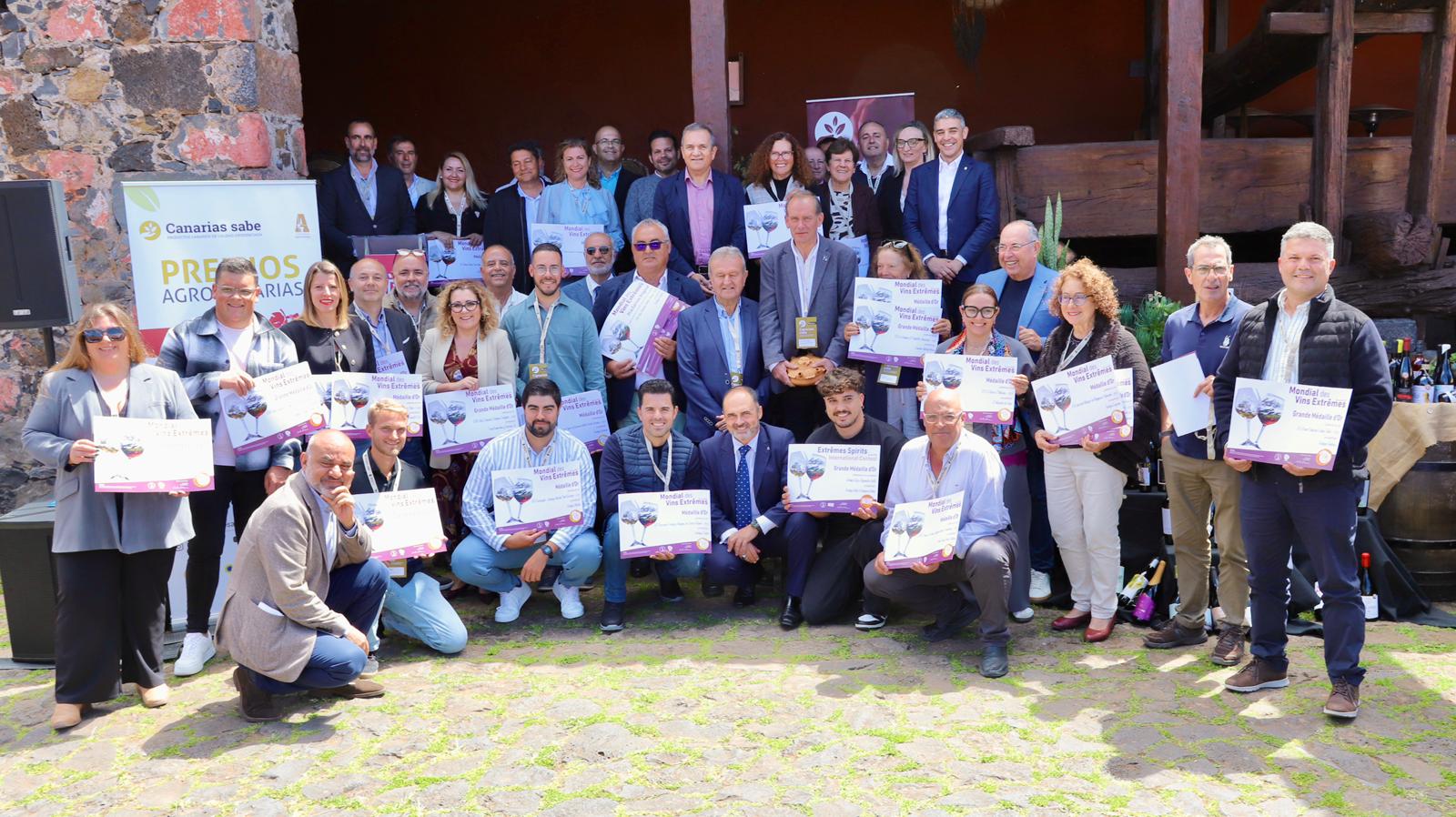 La viticultura heroica de Canarias recibe 91 premios en el 33º concurso del CERVIM