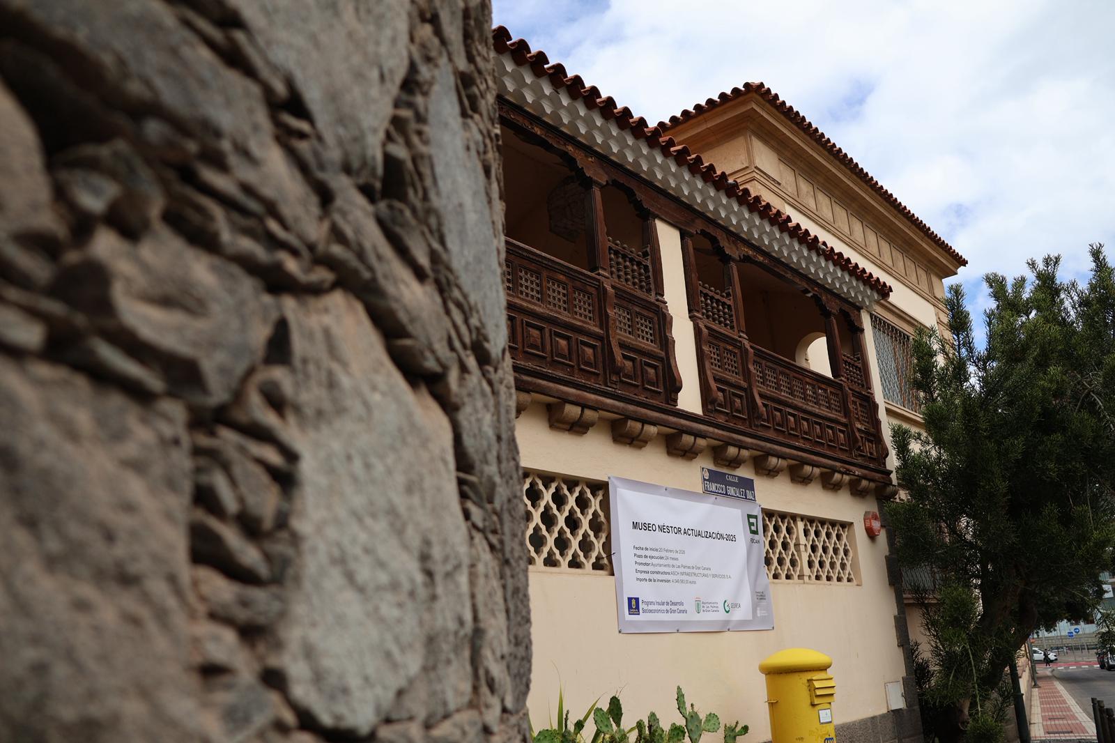 Trabajos de accesibilidad del Museo Néstor Álamo en Las Palmas de Gran Canaria