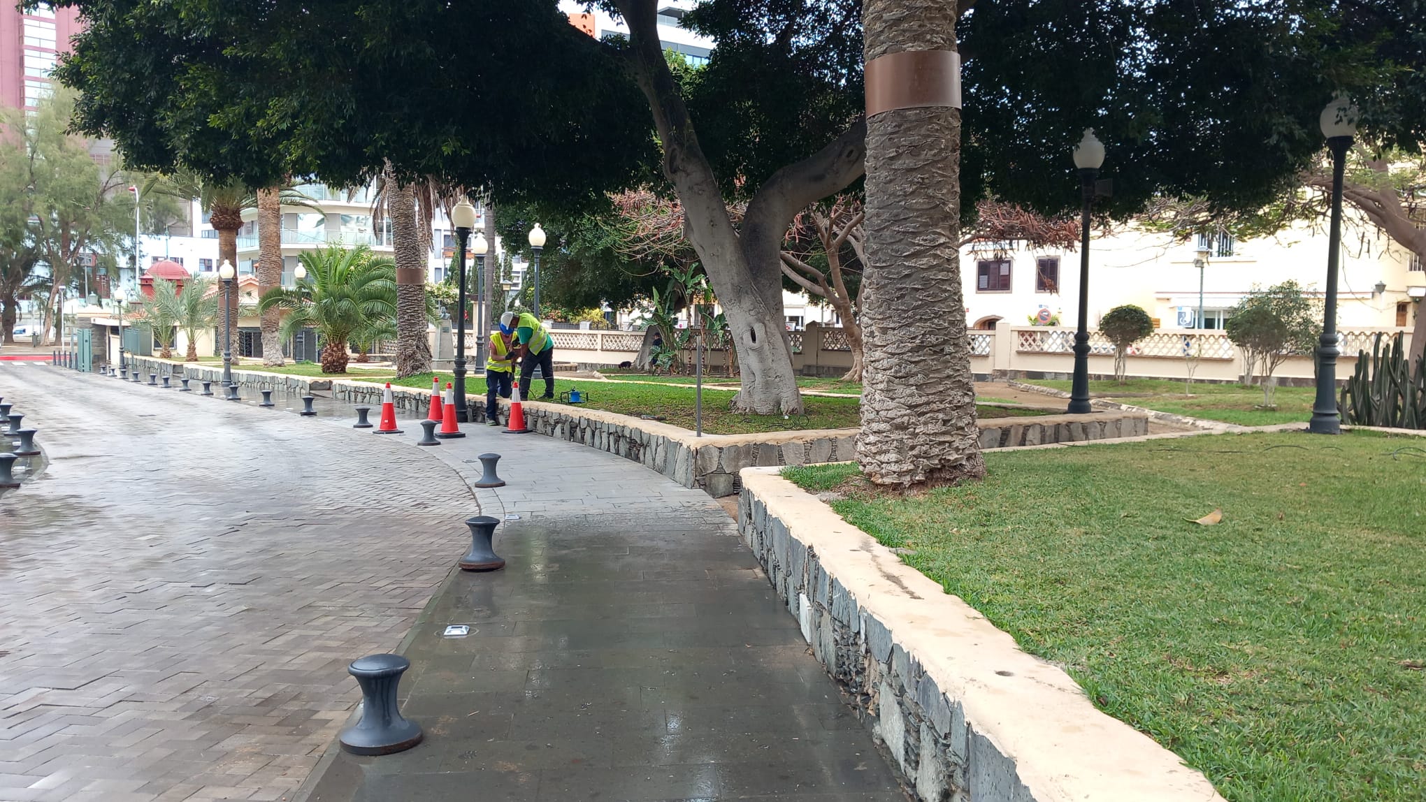 Trabajos de accesibilidad del Museo Néstor Álamo en Las Palmas de Gran Canaria