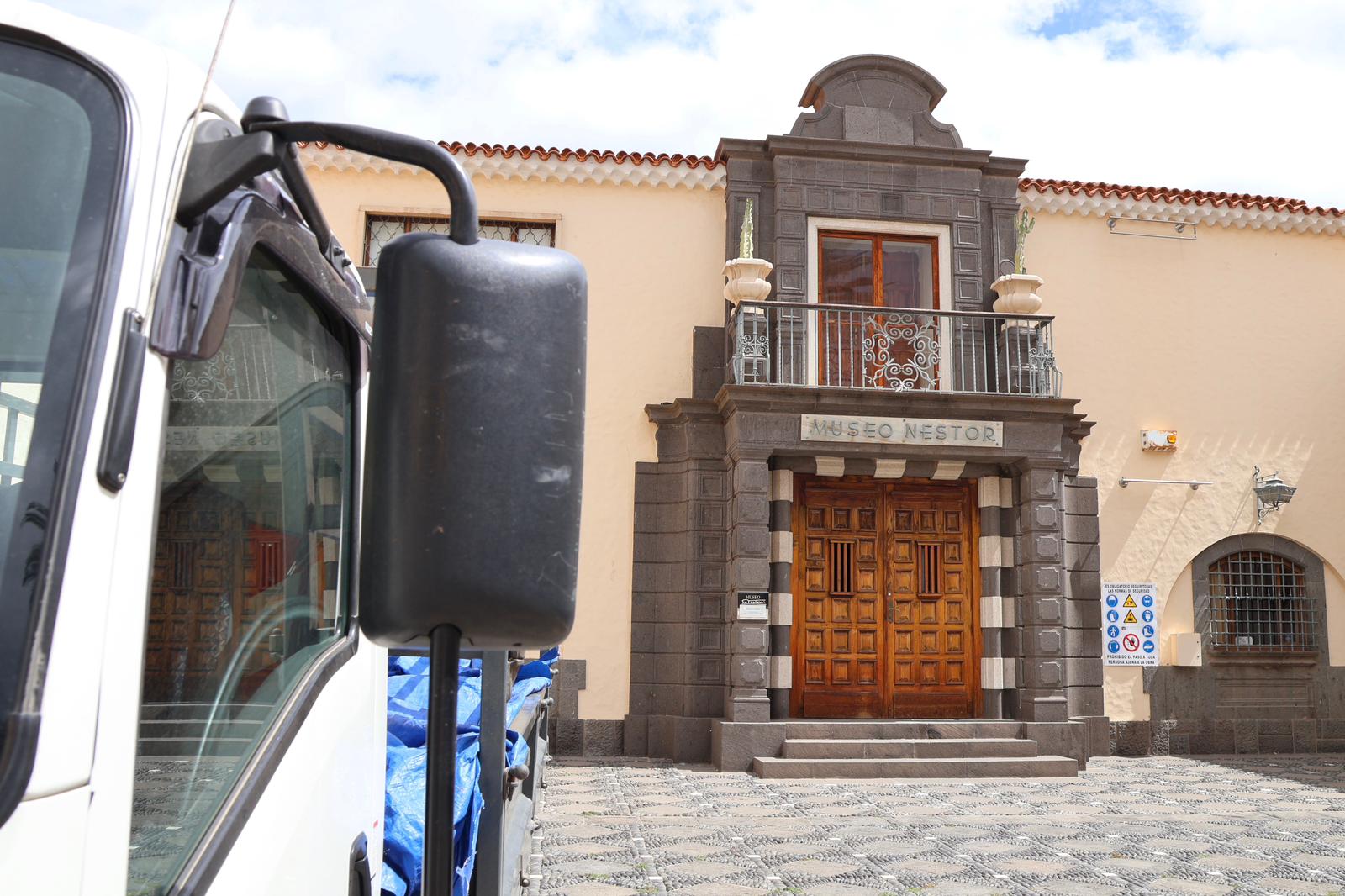 Trabajos de accesibilidad del Museo Néstor Álamo en Las Palmas de Gran Canaria