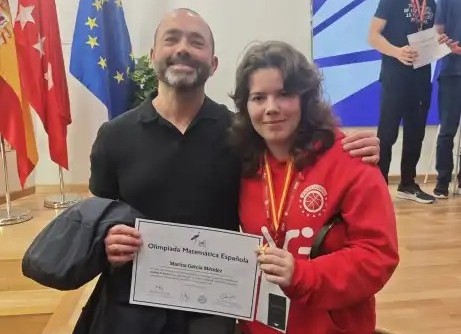 La alumna Marina García, bronce en la Olimpiada Matemática Española