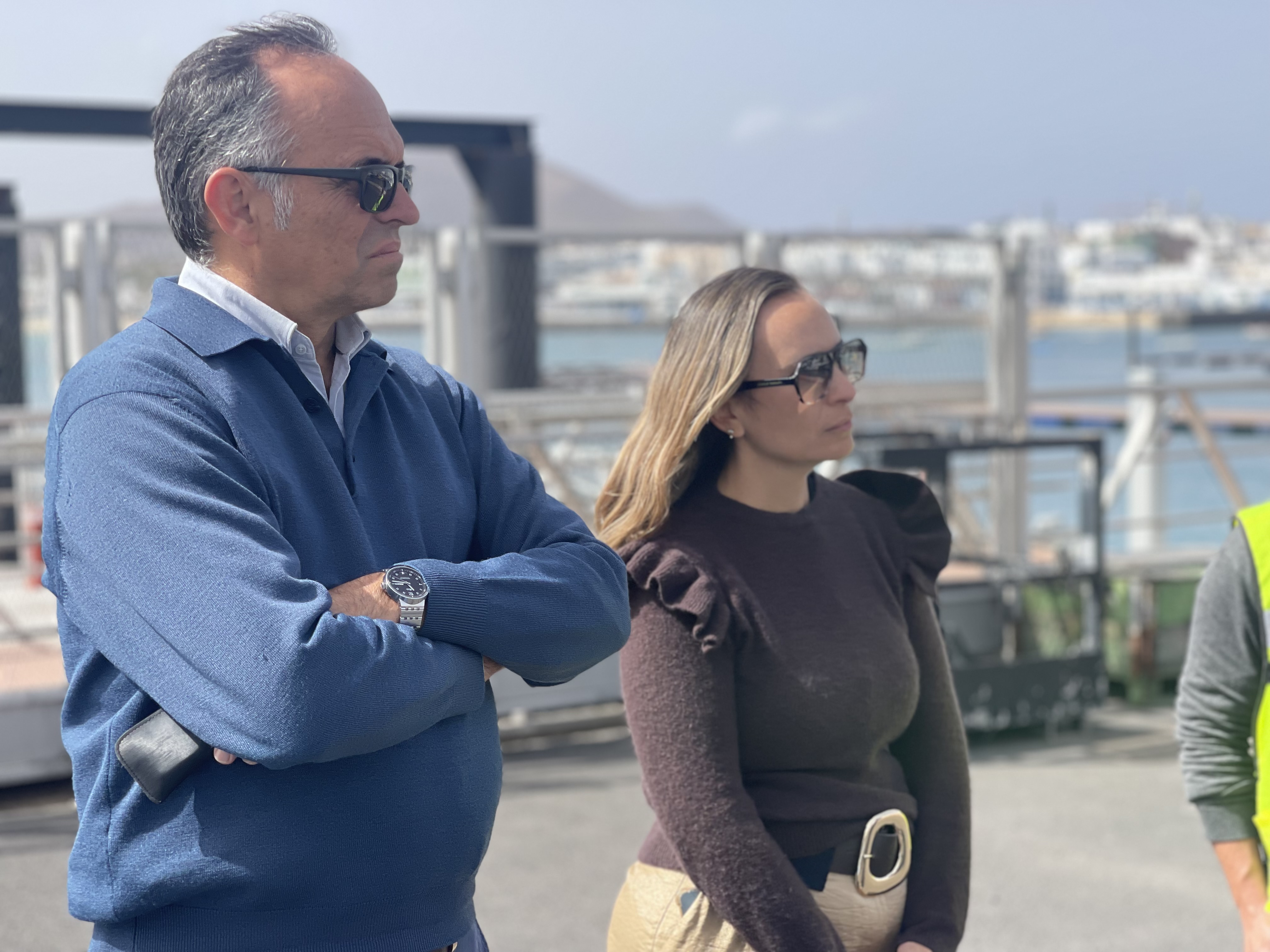 Puertos Canarios proyecta un paseo marítimo accesible en el espaldón del muelle de Corralejo