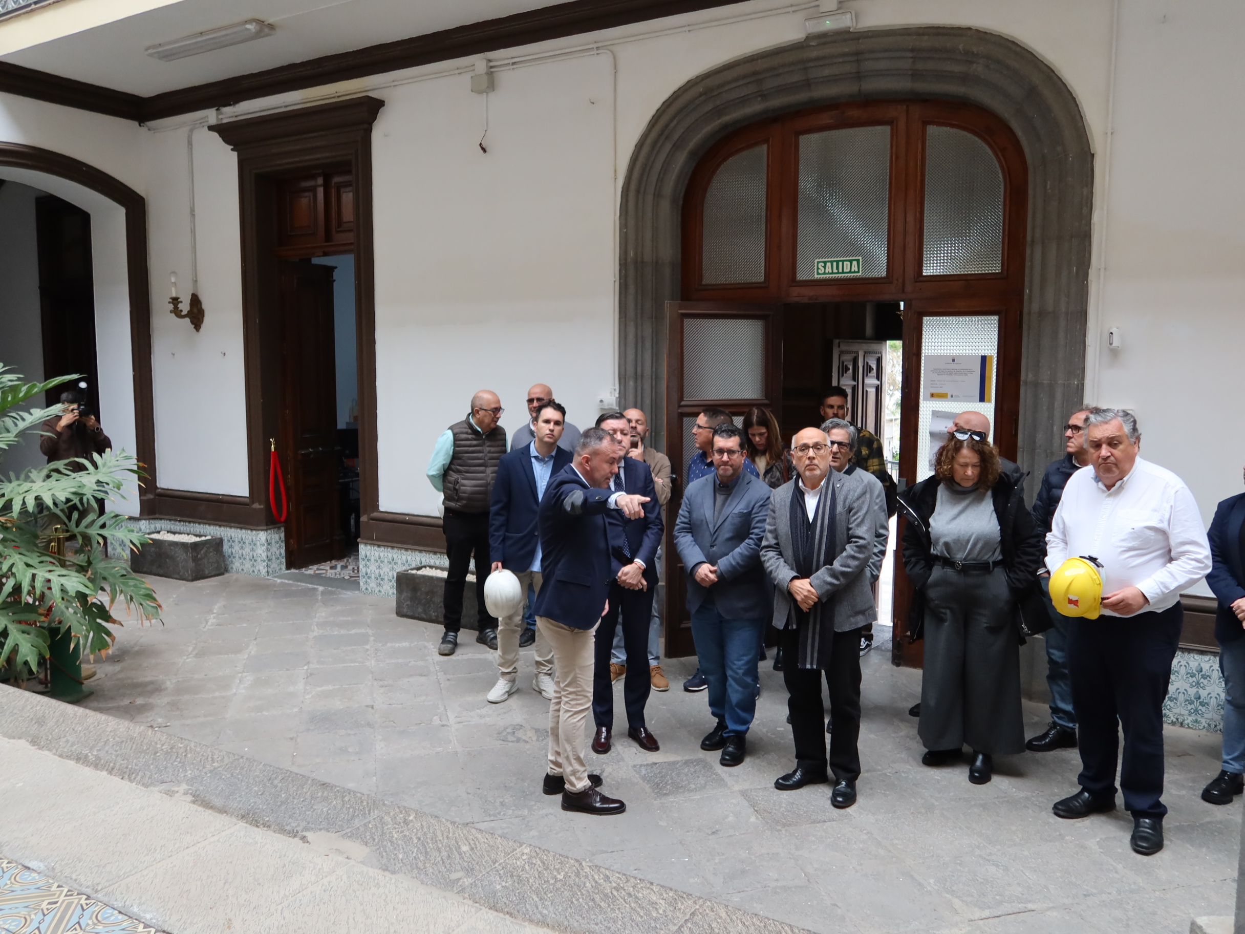 Visita institucional a las obras de la Heredad de Aguas de Arucas y Firgas