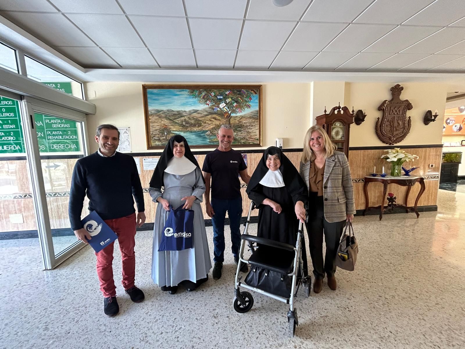 EMALSA dona cerca de 15.000 mascarillas al Hogar de Ancianos Nuestra Señora del Pino en Las Palmas de Gran Canaria