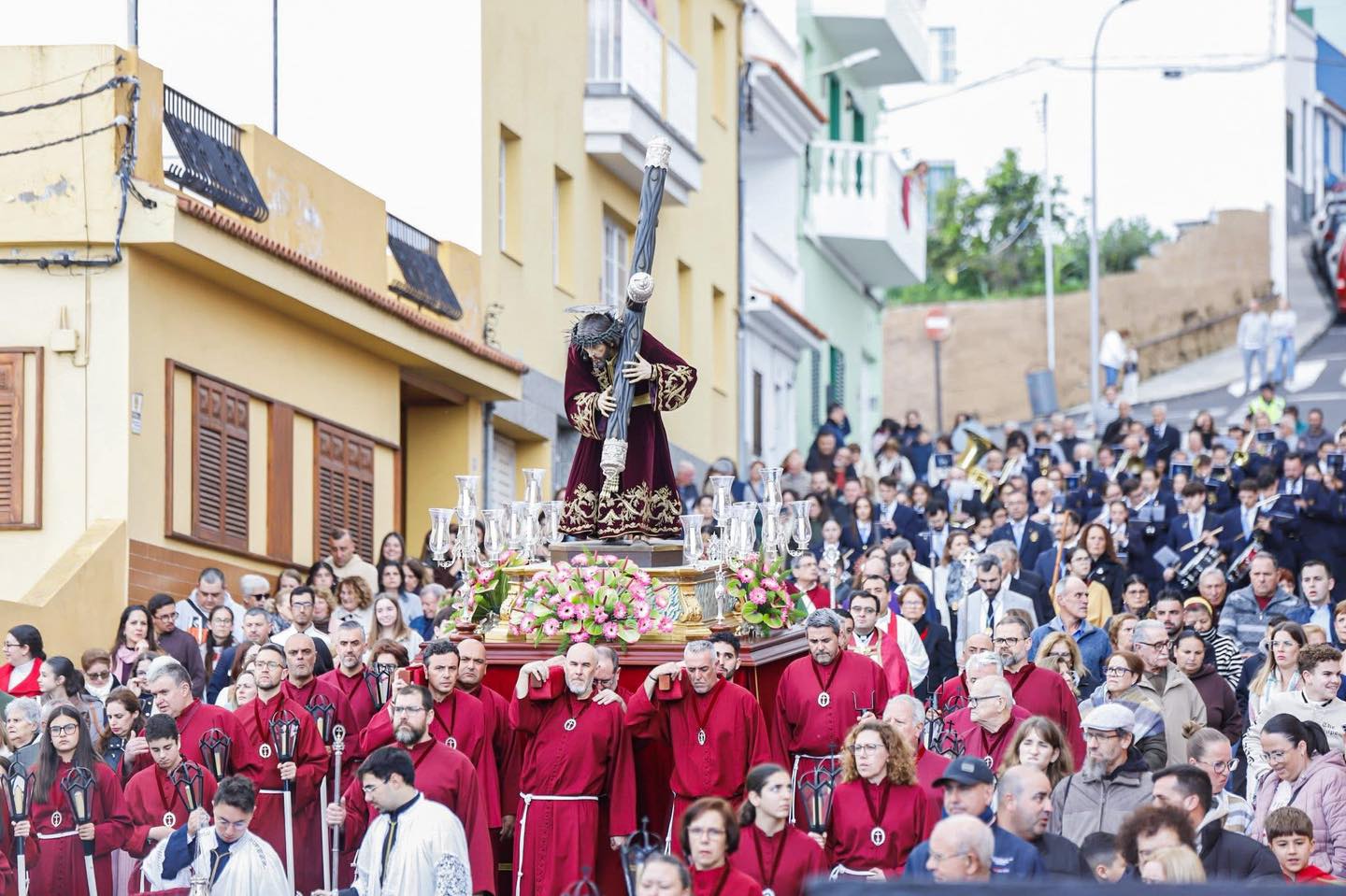 El Nazareno vuelve a visitar su antigua morada en Los Realejos