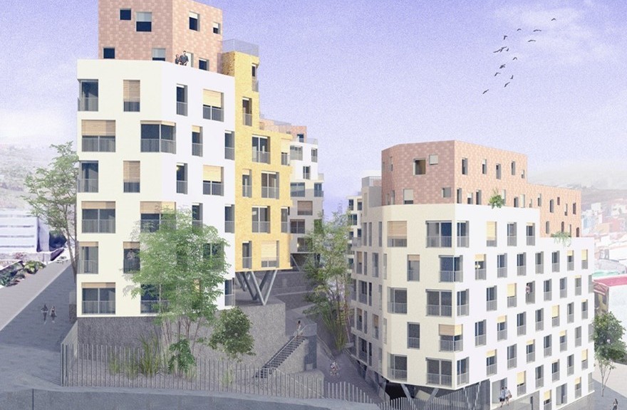 Infografía de las viviendas