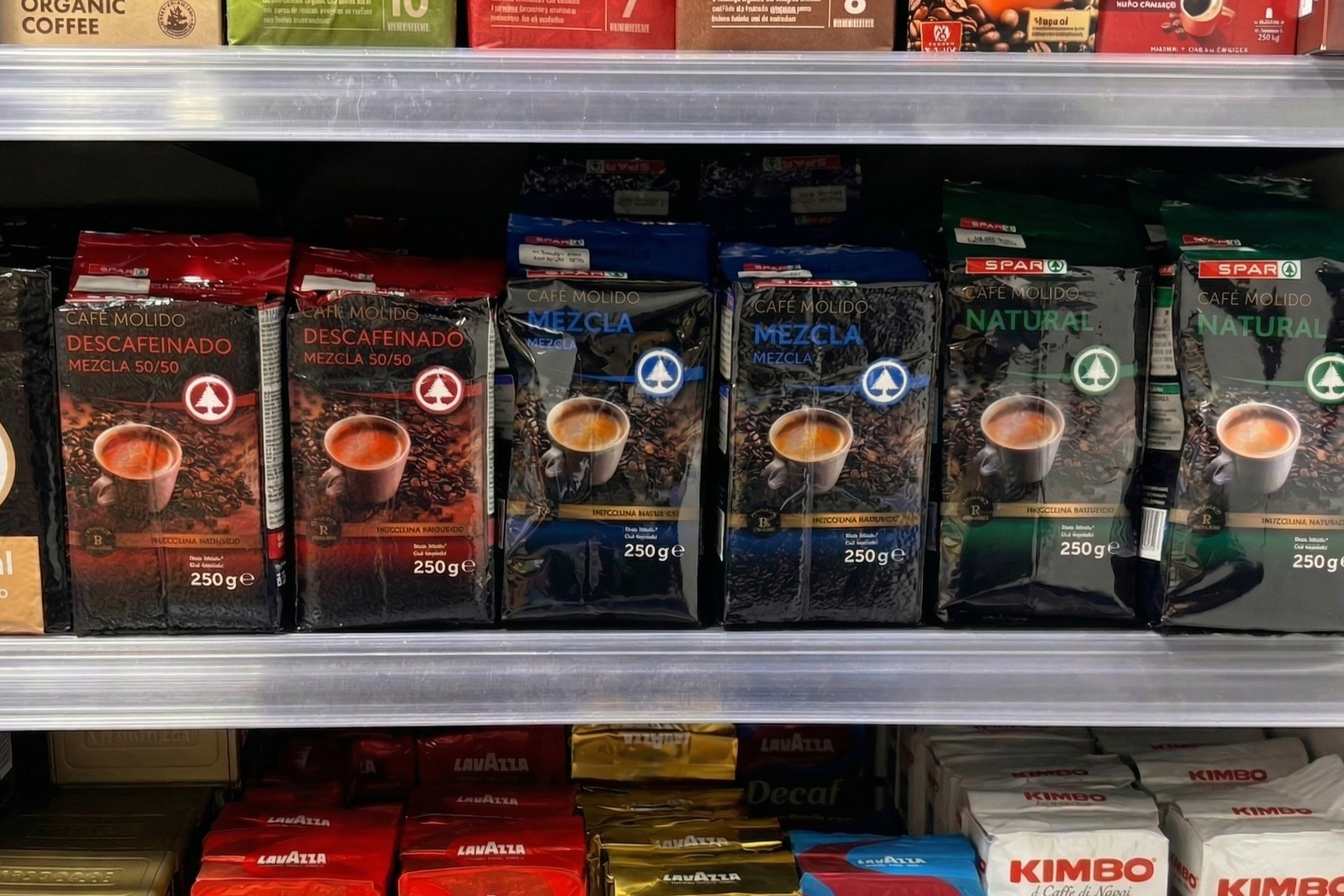 Cafés marca SPAR