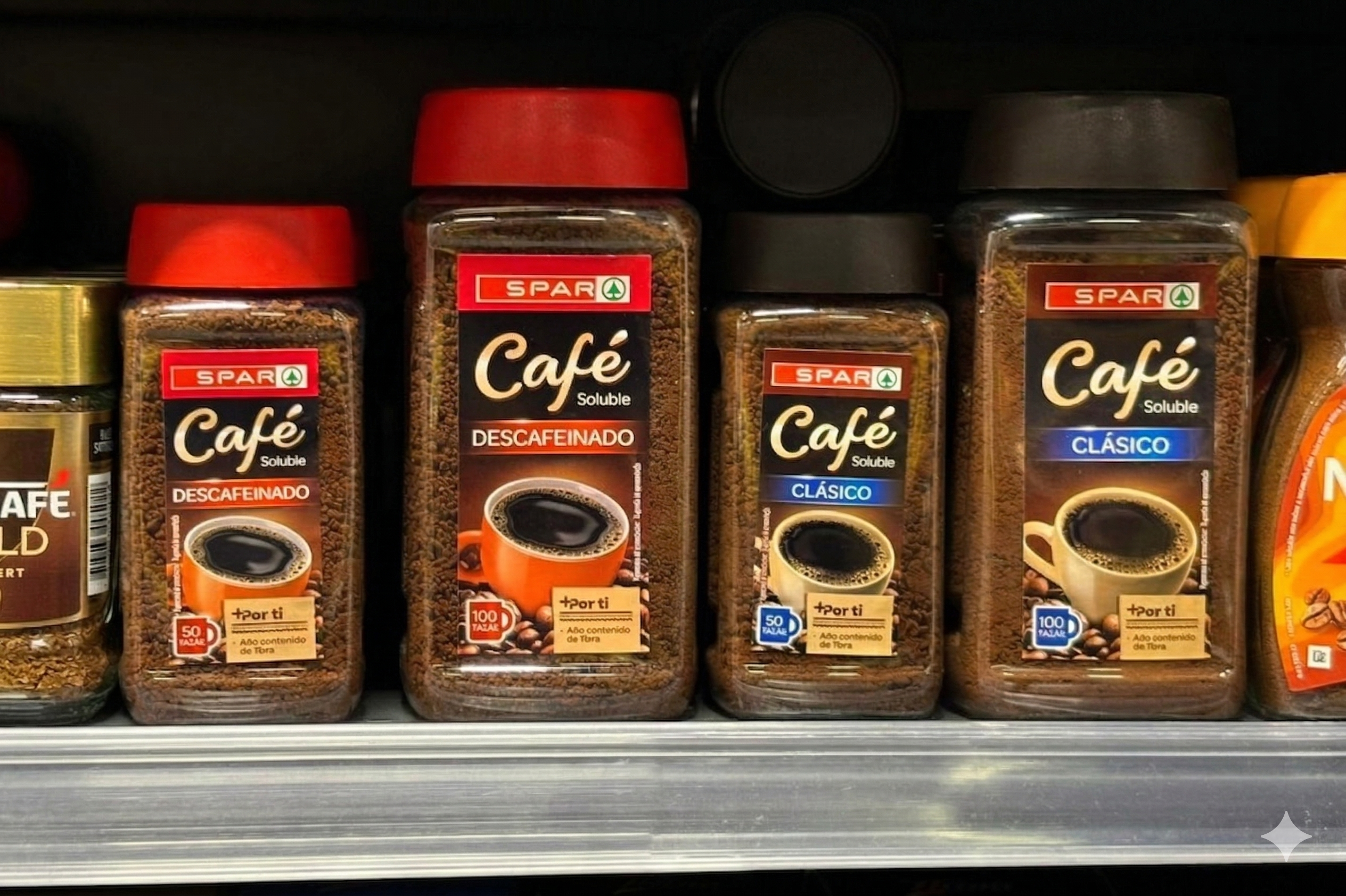 Cafés marca SPAR