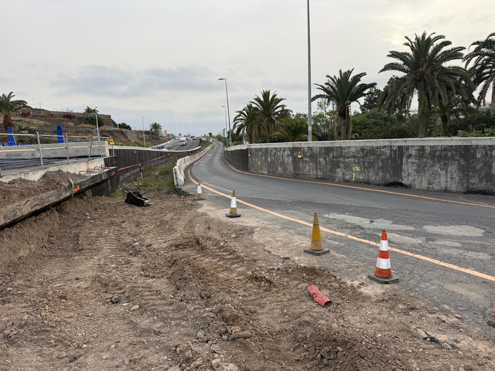 Obras de acondicionamiento de la GC-20 de Arucas