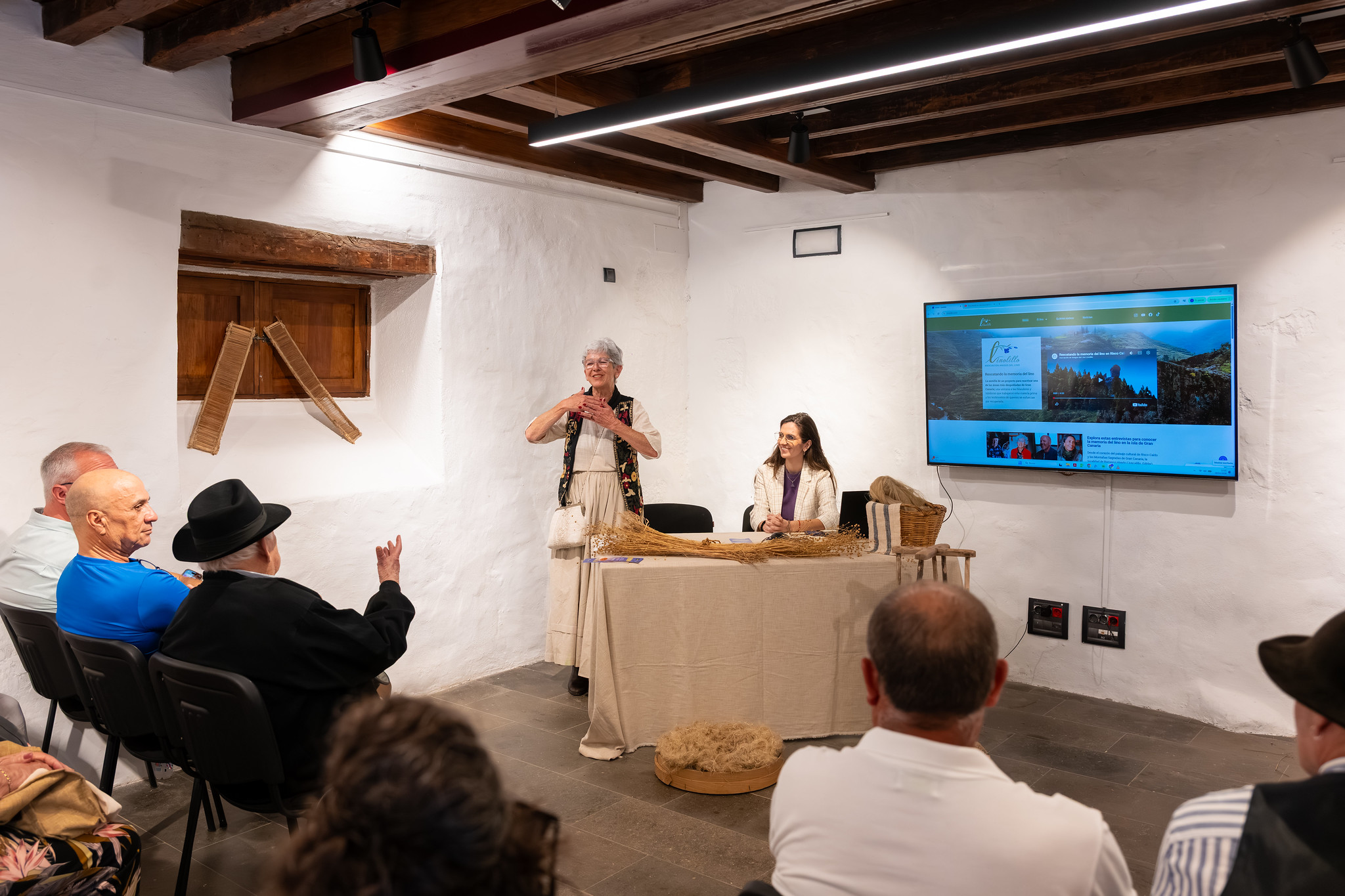 Presentación de los resultados del "Proyecto de recuperación de la memoria del lino en Risco Caído y las Montañas Sagradas de Gran Canaria"