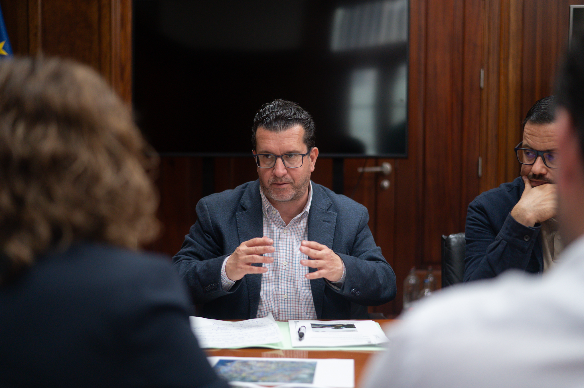 El alcalde de Arucas mantiene un encuentro de trabajo con el consejero de Obras Públicas del Cabildo de Gran Canaria