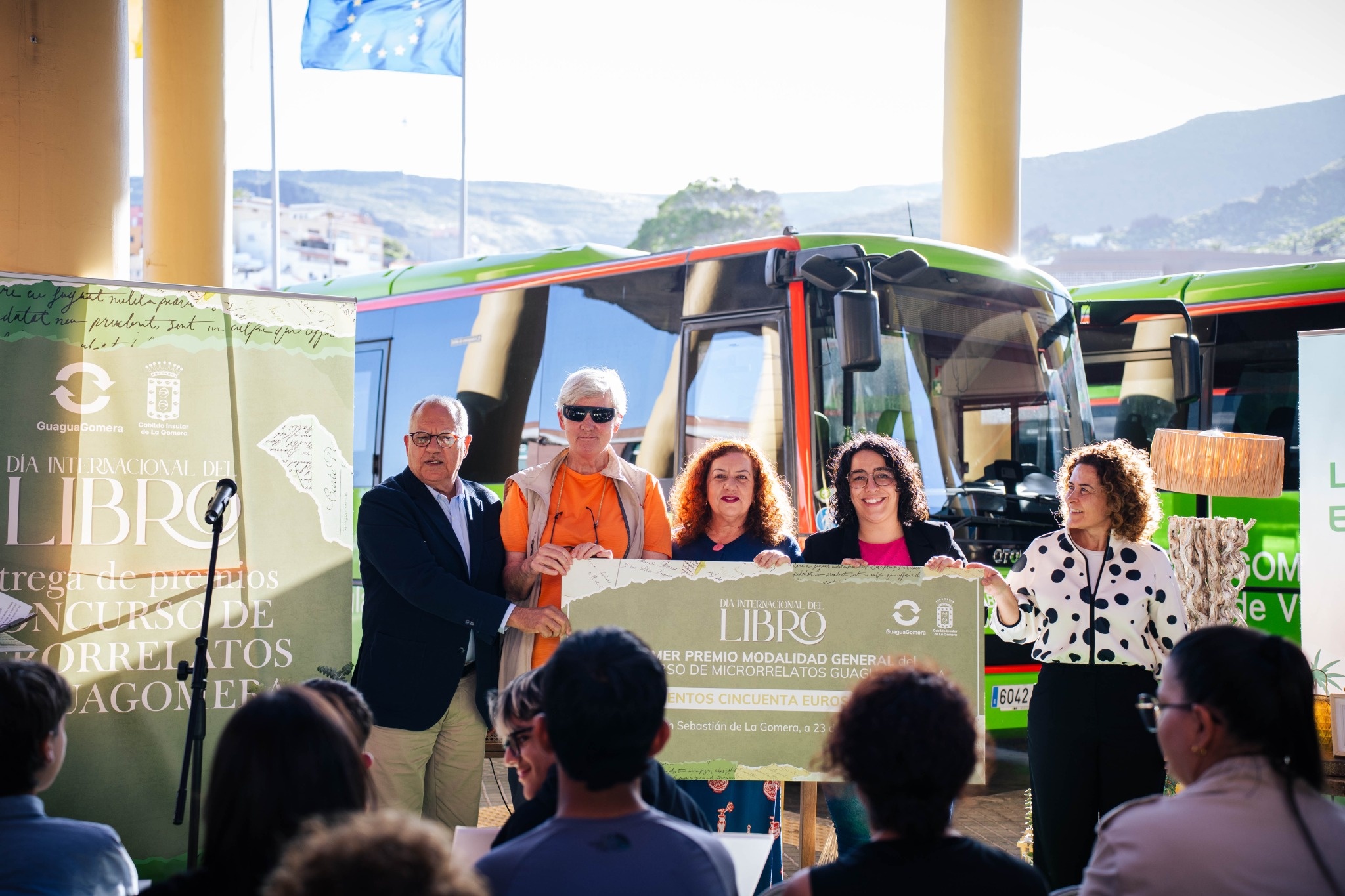 Entrega de premios del I Concurso de Microrrelatos en La Gomera