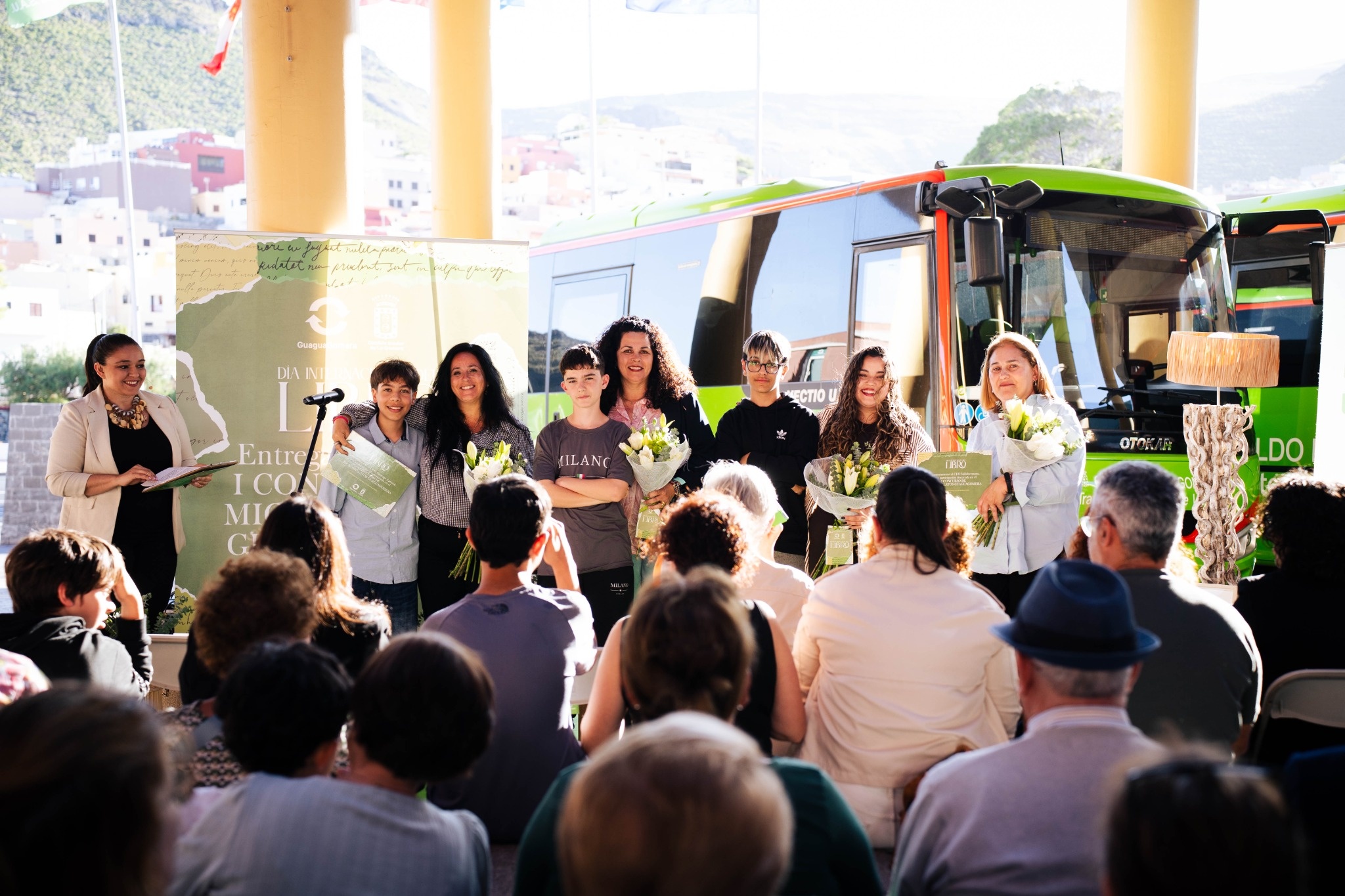 Entrega de premios del I Concurso de Microrrelatos en La Gomera