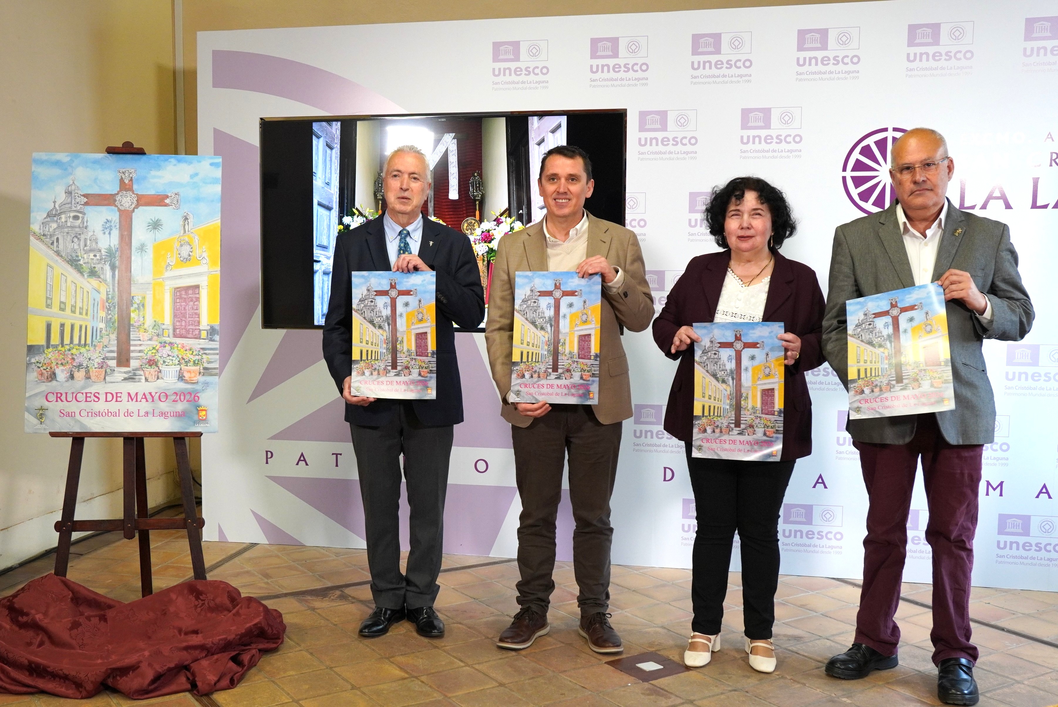 Presentación del cartel y el programa de las Cruces de Mayo de La Laguna 2026