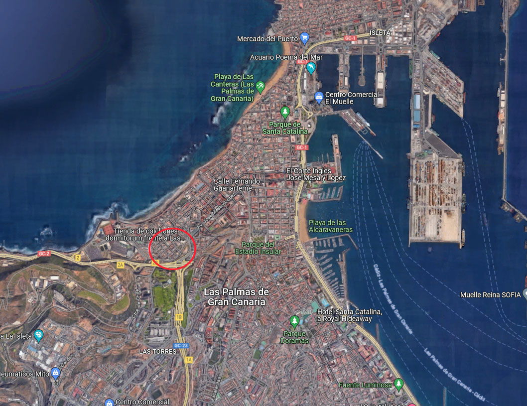 A subasta pública 800 m2 de suelo urbano residencial en Las Palmas de Gran Canaria, valorados en 2,5 millones