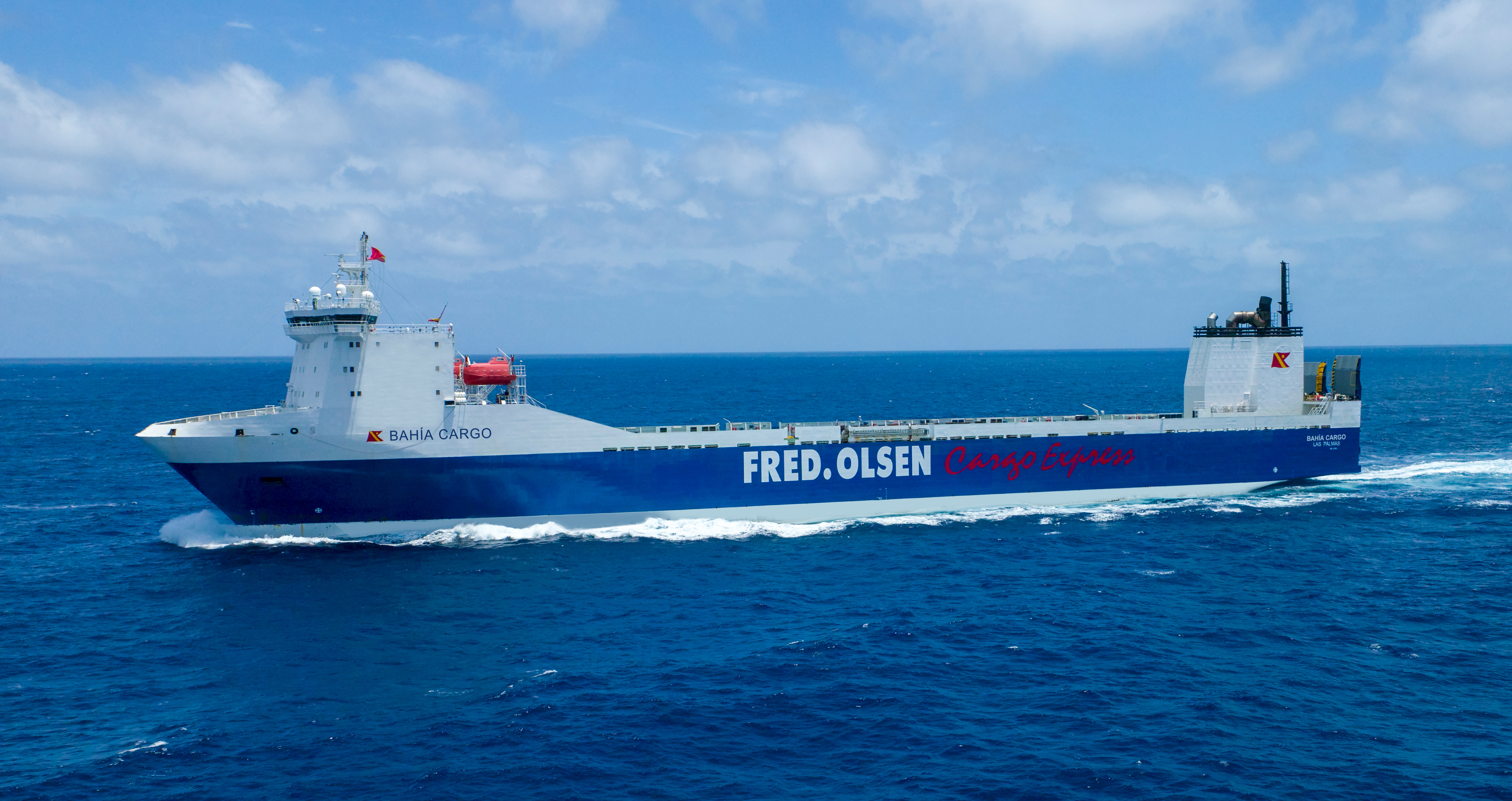 El servicio de carga de Fred. Olsen supera las 915.000 toneladas transportadas en dos años