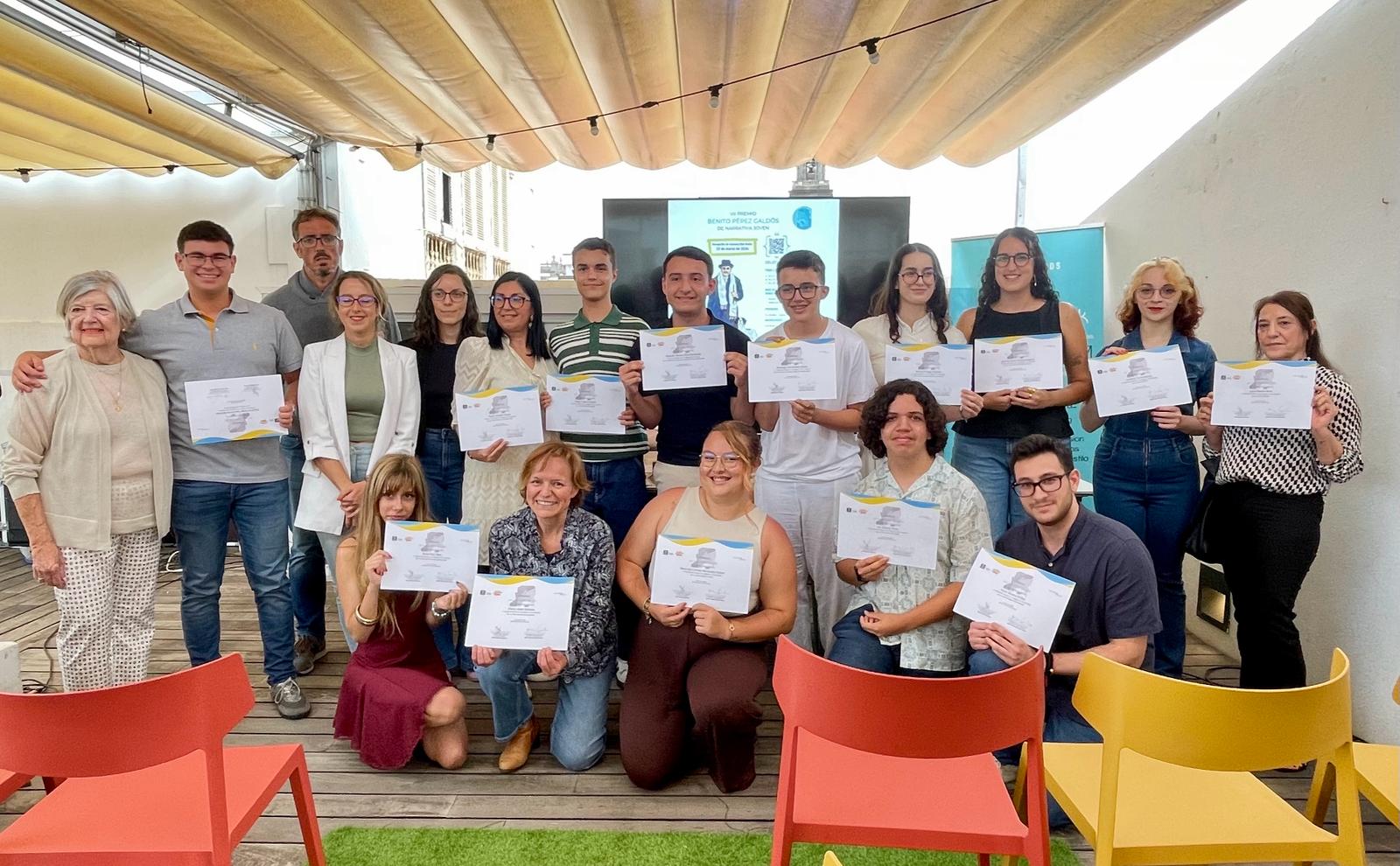 Entregados los premios de la VII edición del Concurso de Narrativa Joven Benito Pérez Galdós