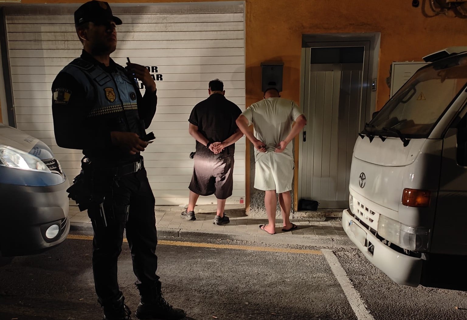 Operativo policial en La Laguna sobre tenencia o consumo de sustancias estupefacientes