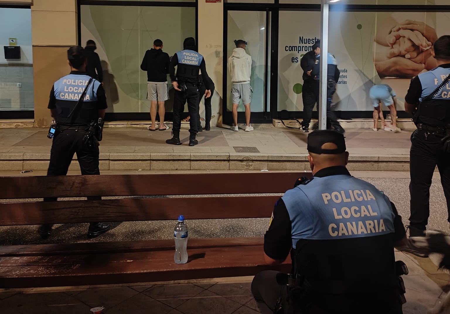 Operativo policial en La Laguna sobre tenencia o consumo de sustancias estupefacientes