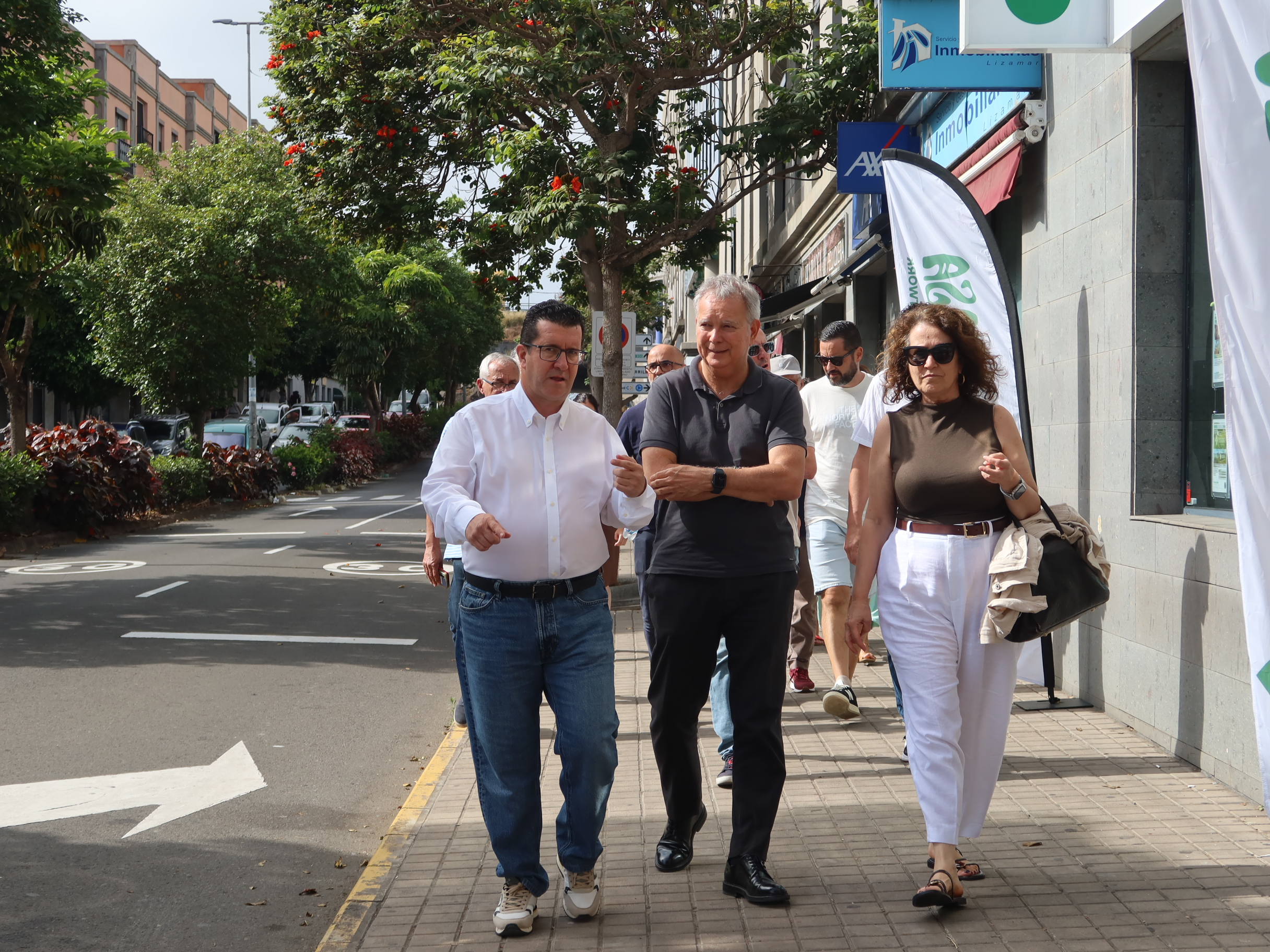 Visita Secretario Insular de los Socialistas de Gran Canaria a Arucas