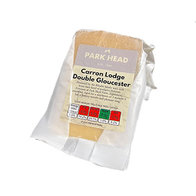 'Park Head' Carron Lodge Double Gloucester 10x200g